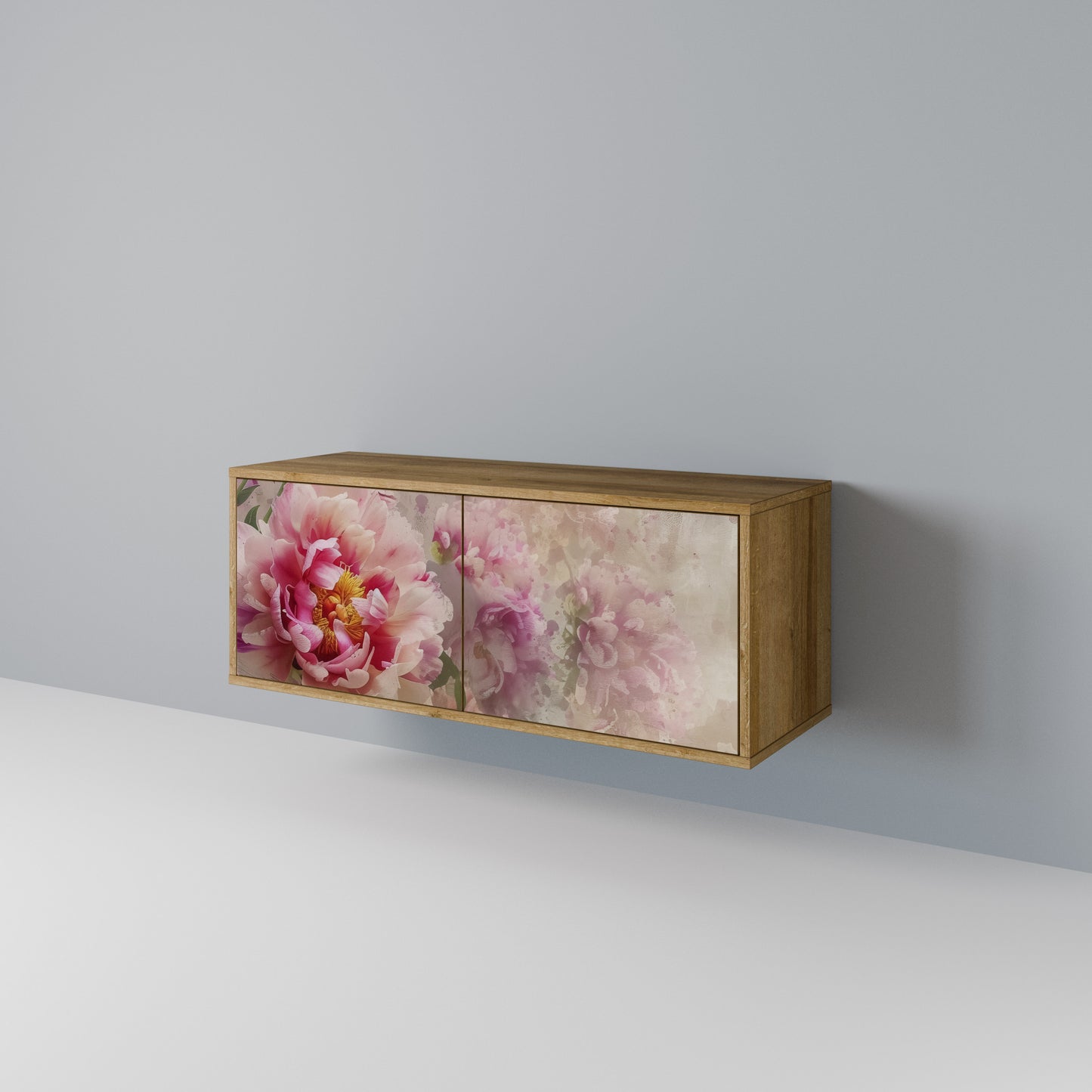 PEONY WHISPER Compact 2-Door TV Cabinet