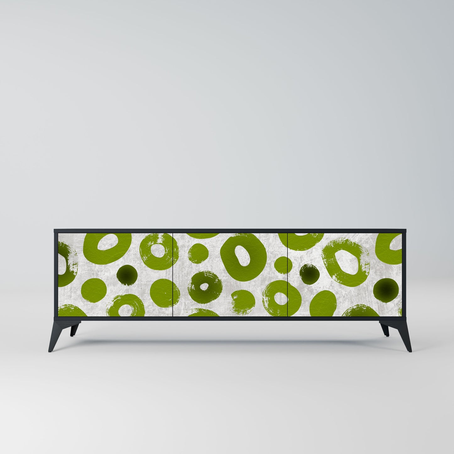 GREEN RHAPSODY Mobile TV a 3 ante con finitura nera