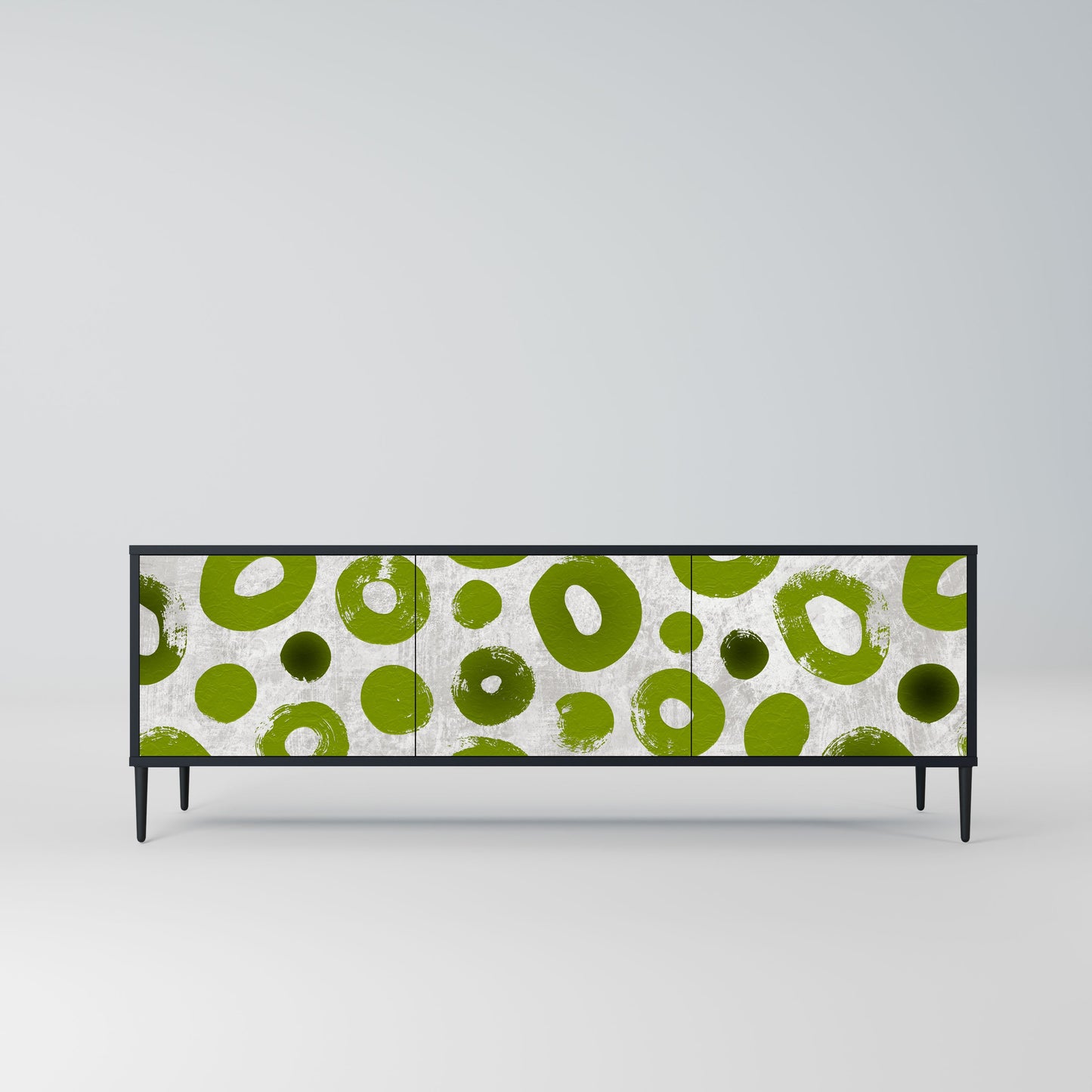 GREEN RHAPSODY Mobile TV a 3 ante con finitura nera