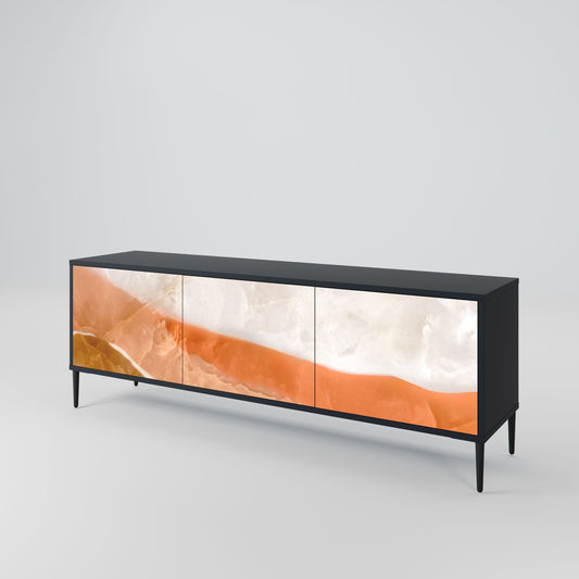 Mobile TV a 3 ante SANDHILLS SPLENDOUR in finitura nera