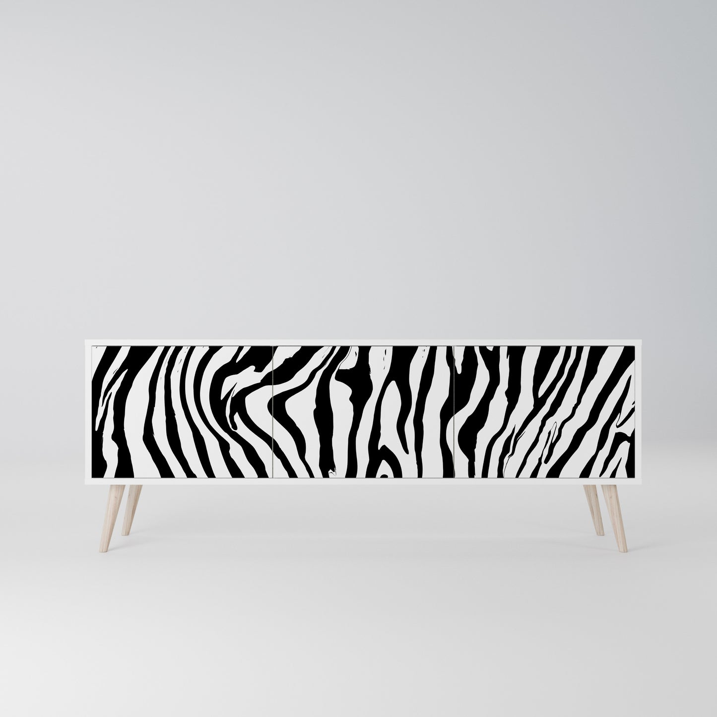 SPLENDID ZEBRA Mobile TV a 3 Ante in Finitura Bianca
