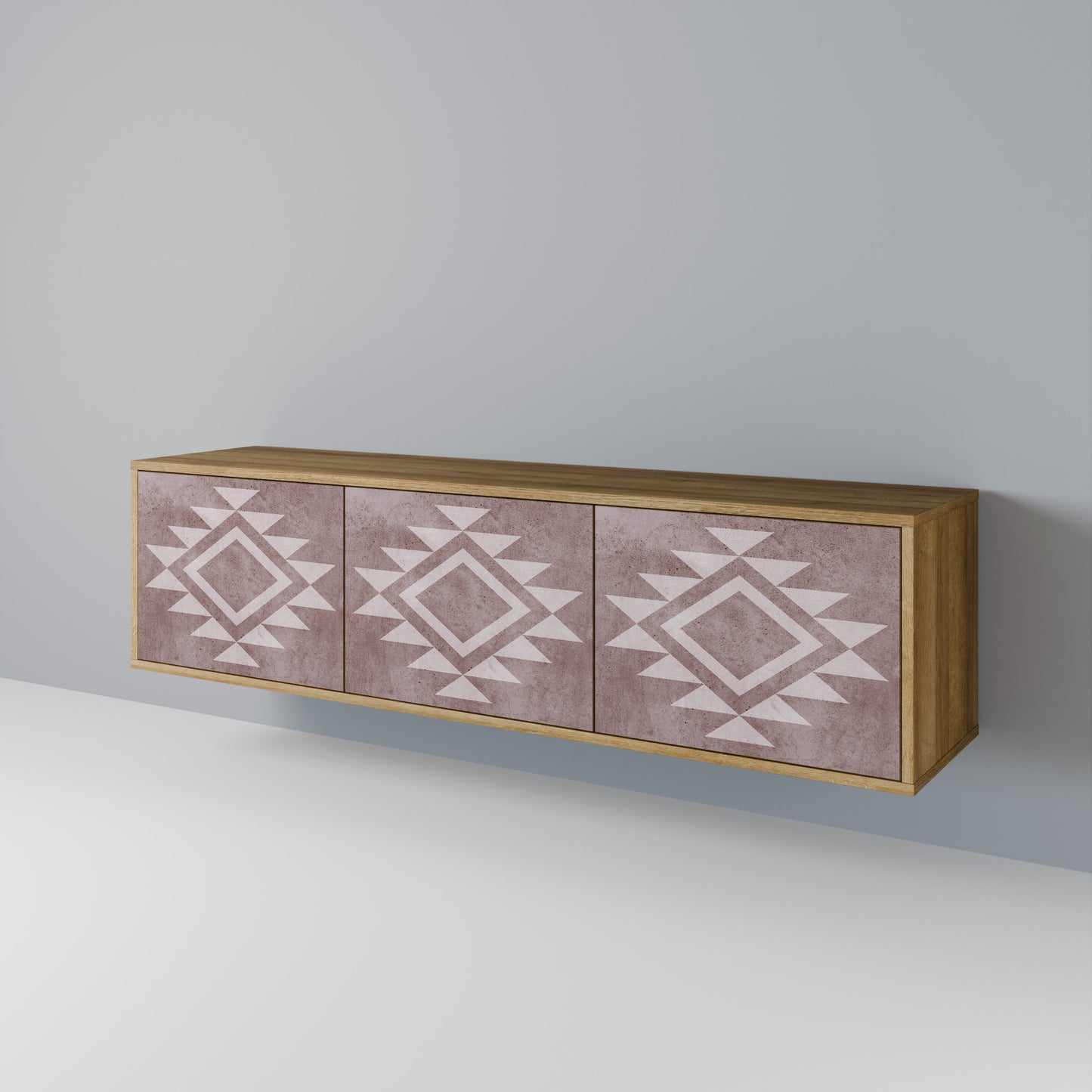 Mobile TV MARVEL MOSAIC a 3 ante in effetto rovere