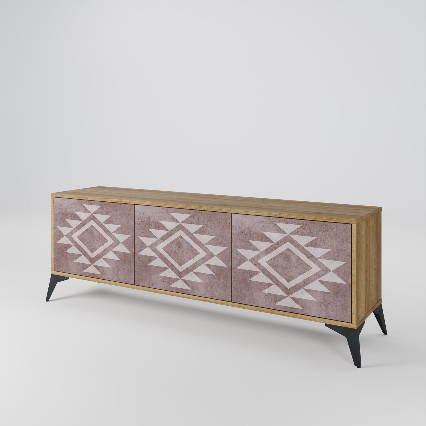Mobile TV MARVEL MOSAIC a 3 ante in effetto rovere