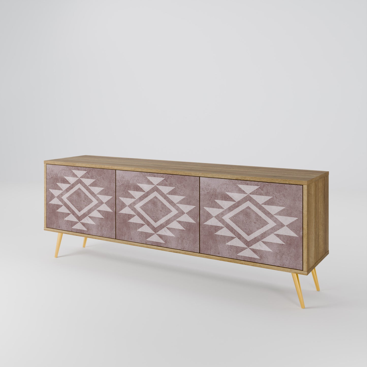 Mobile TV MARVEL MOSAIC a 3 ante in effetto rovere