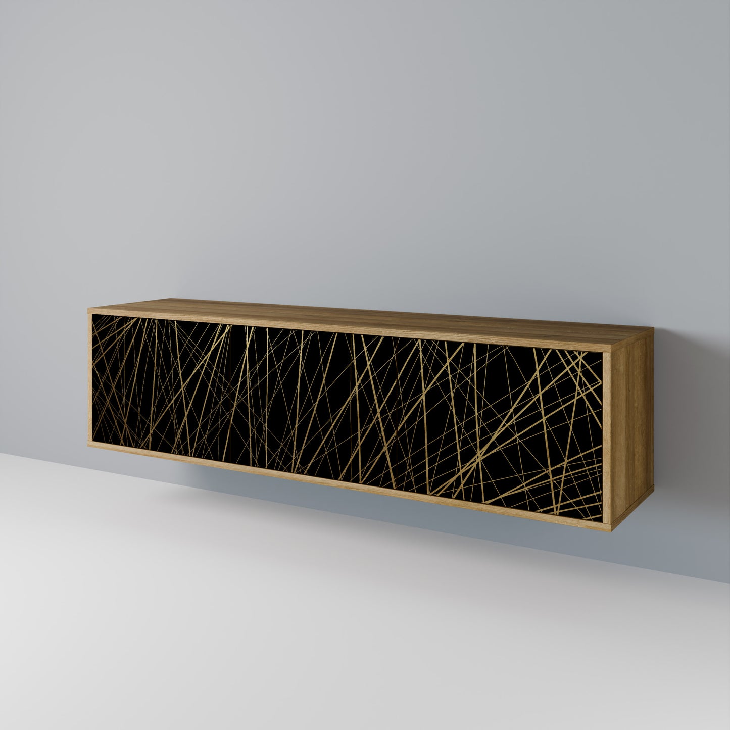 BRIGHT MESH Mobile TV a 3 ante in effetto rovere