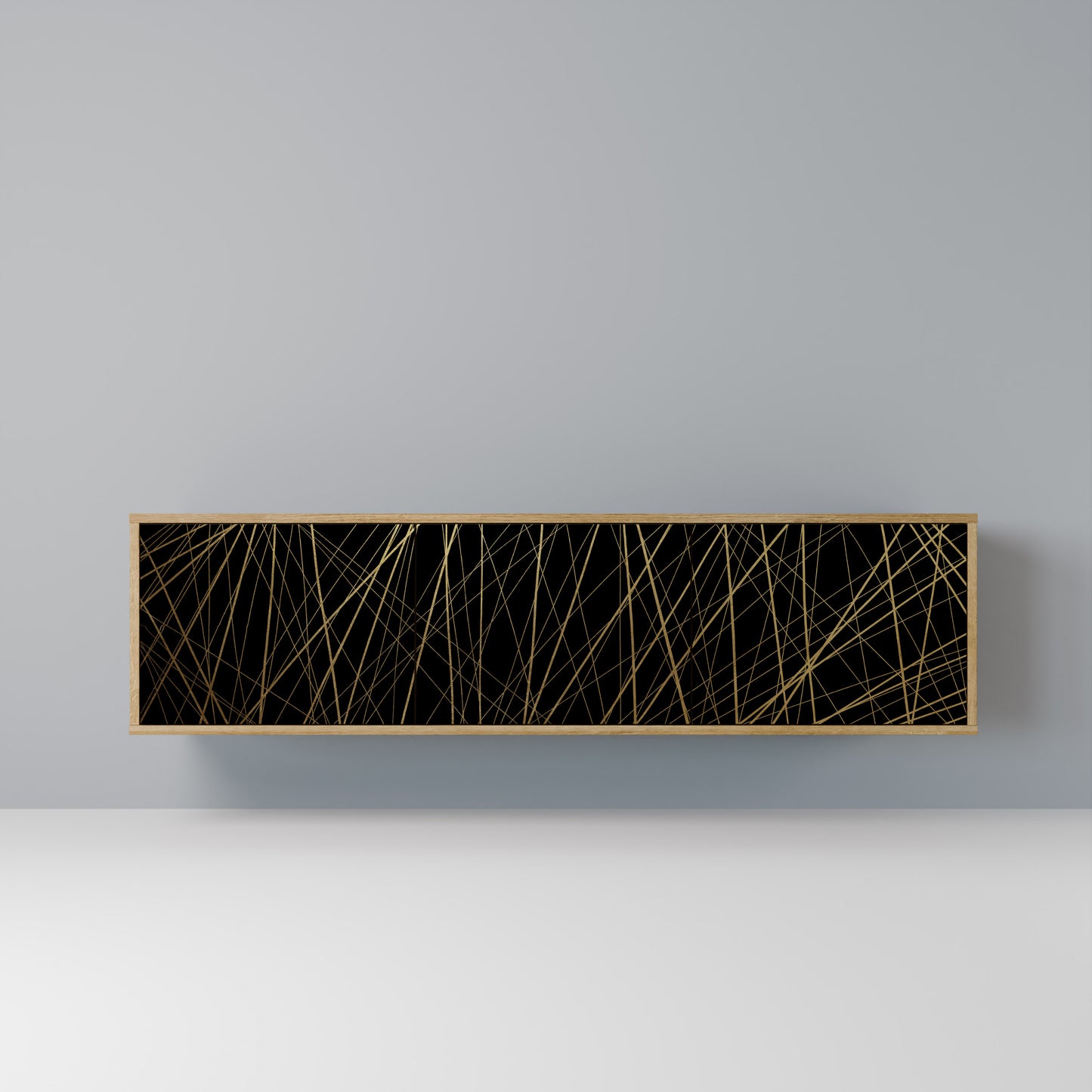 BRIGHT MESH Mobile TV a 3 ante in effetto rovere