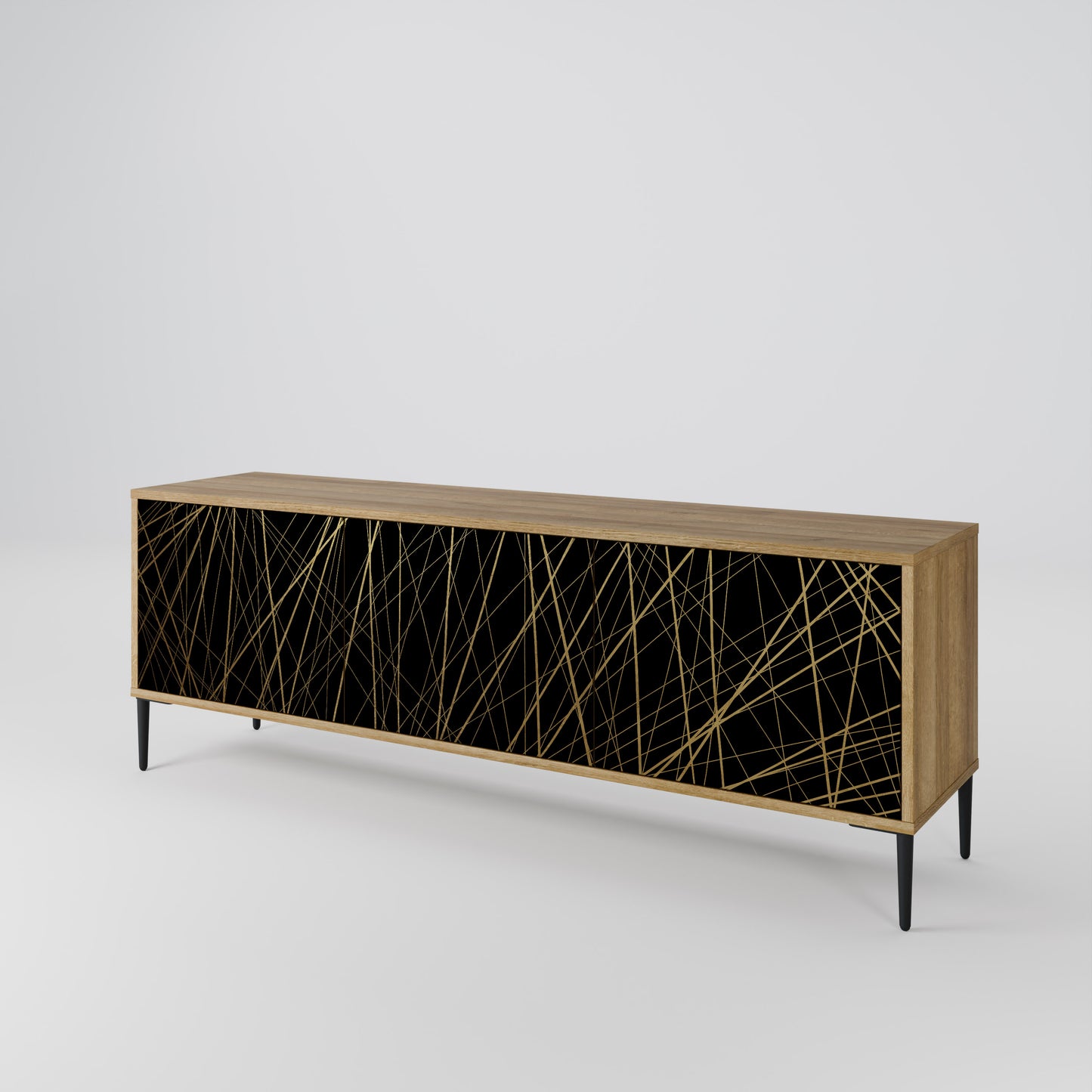BRIGHT MESH Mobile TV a 3 ante in effetto rovere