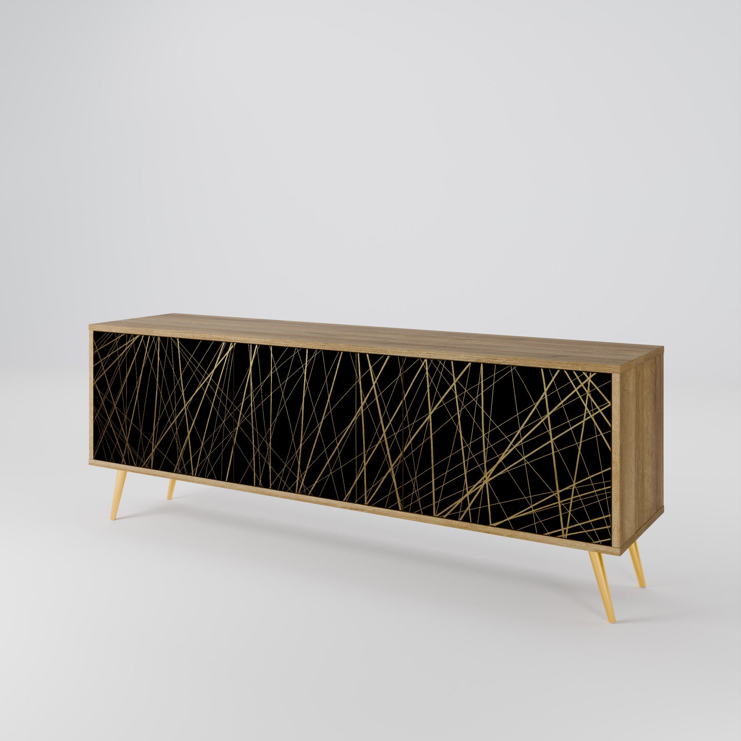 BRIGHT MESH Mobile TV a 3 ante in effetto rovere