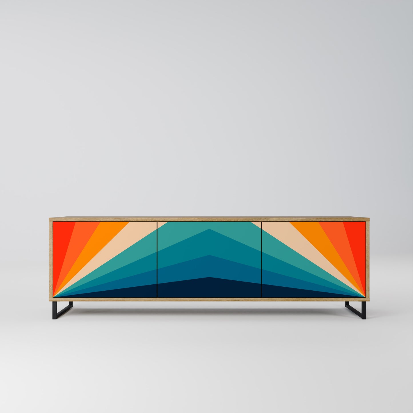 Mobile TV PRISM CONCUSSION a 3 ante in effetto rovere