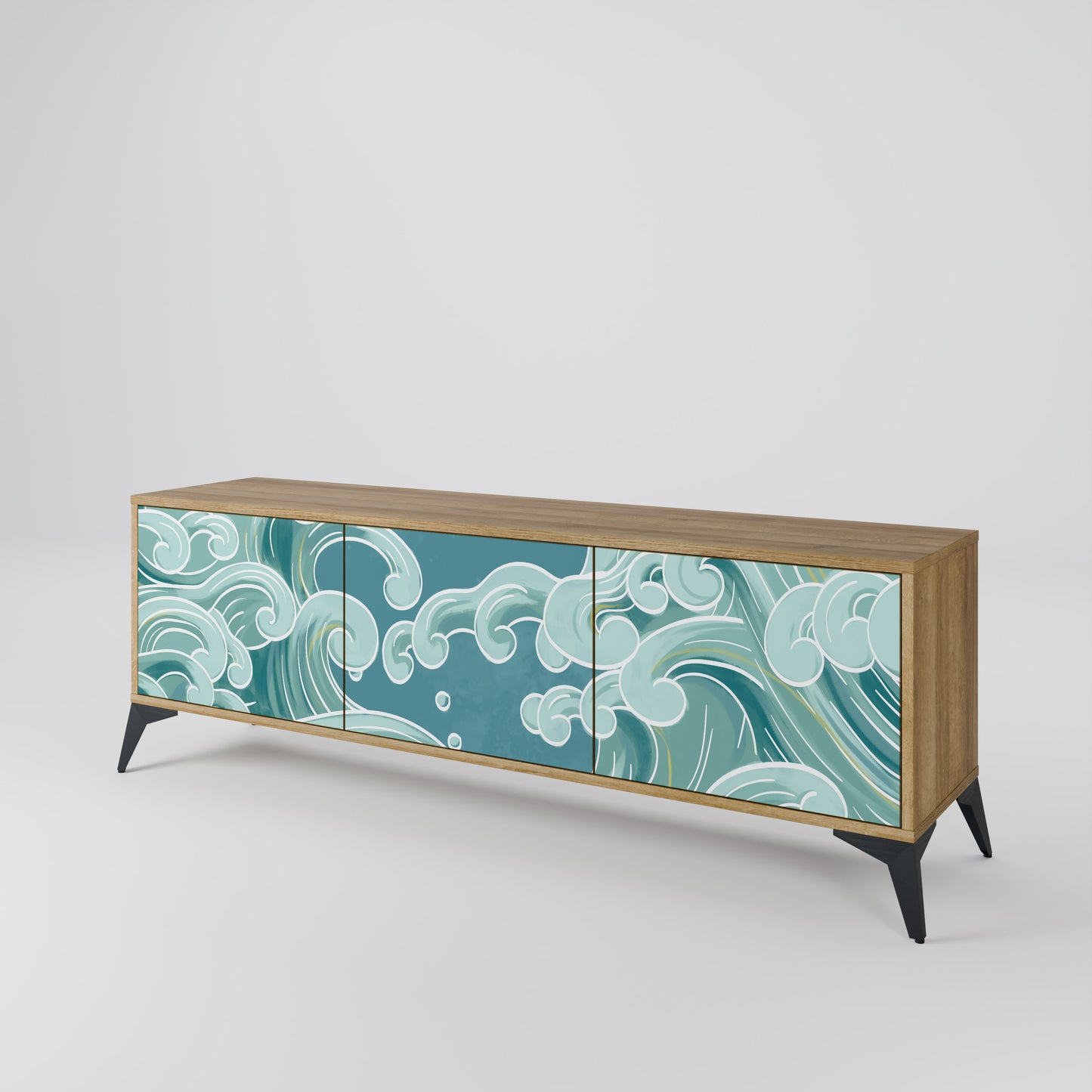 Mobile TV ASIAN SWAY a 3 ante in effetto rovere