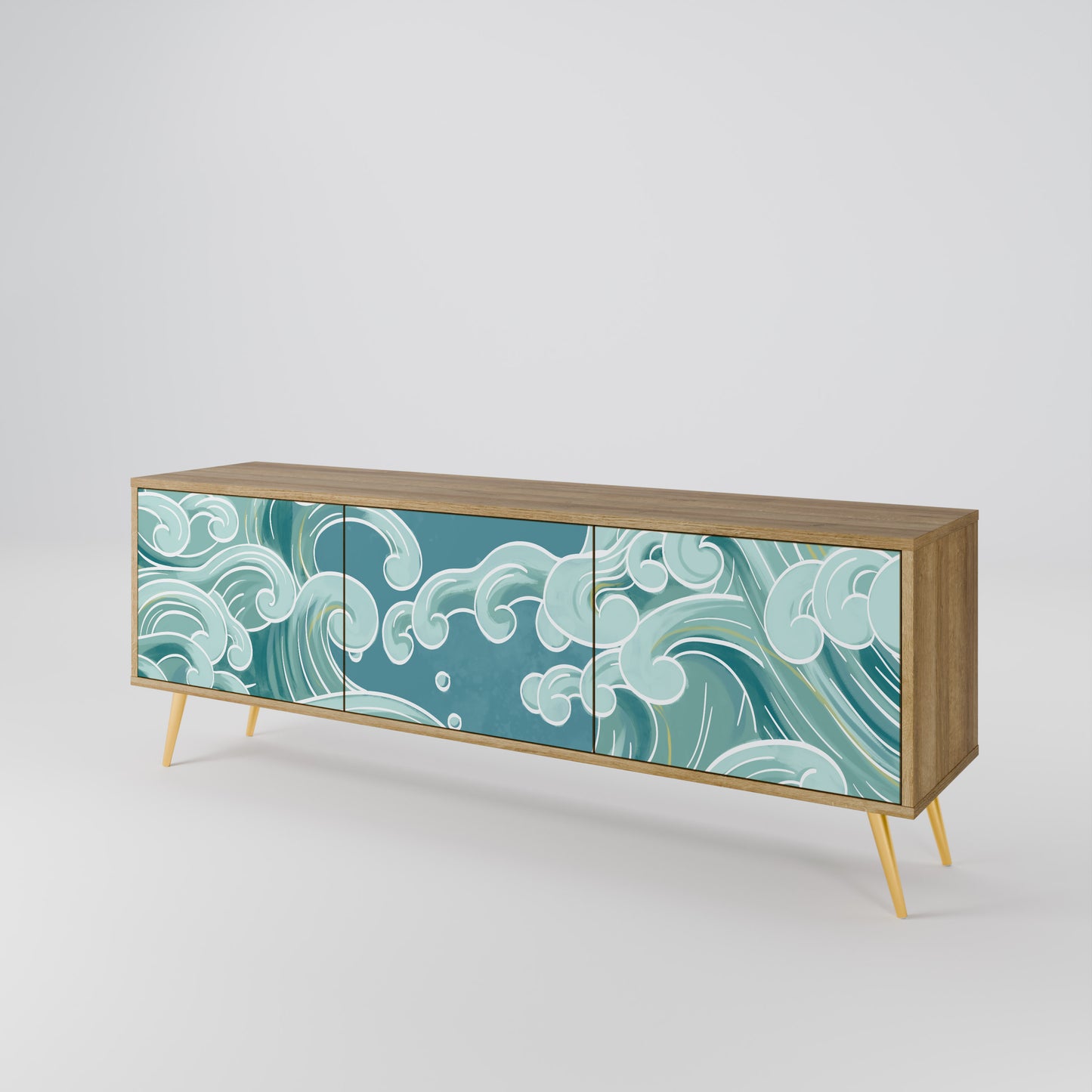 Mobile TV ASIAN SWAY a 3 ante in effetto rovere