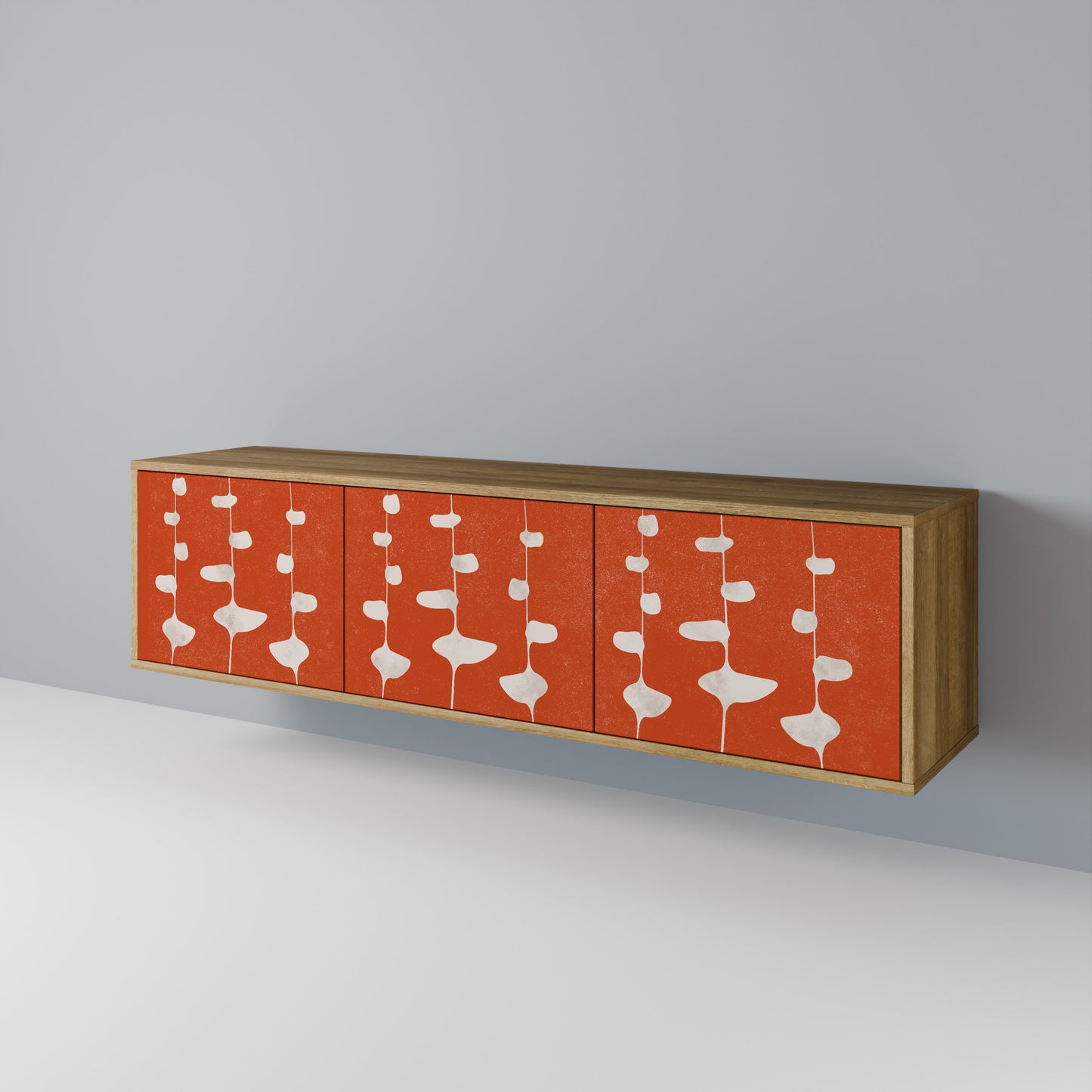 Mobile TV COURAGE MOLD a 3 ante in effetto rovere