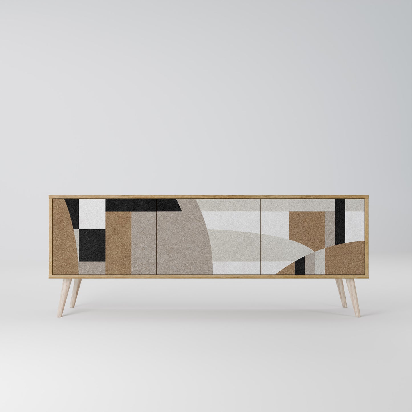 DELICATE MEMENTO Mobile TV a 3 ante in effetto rovere