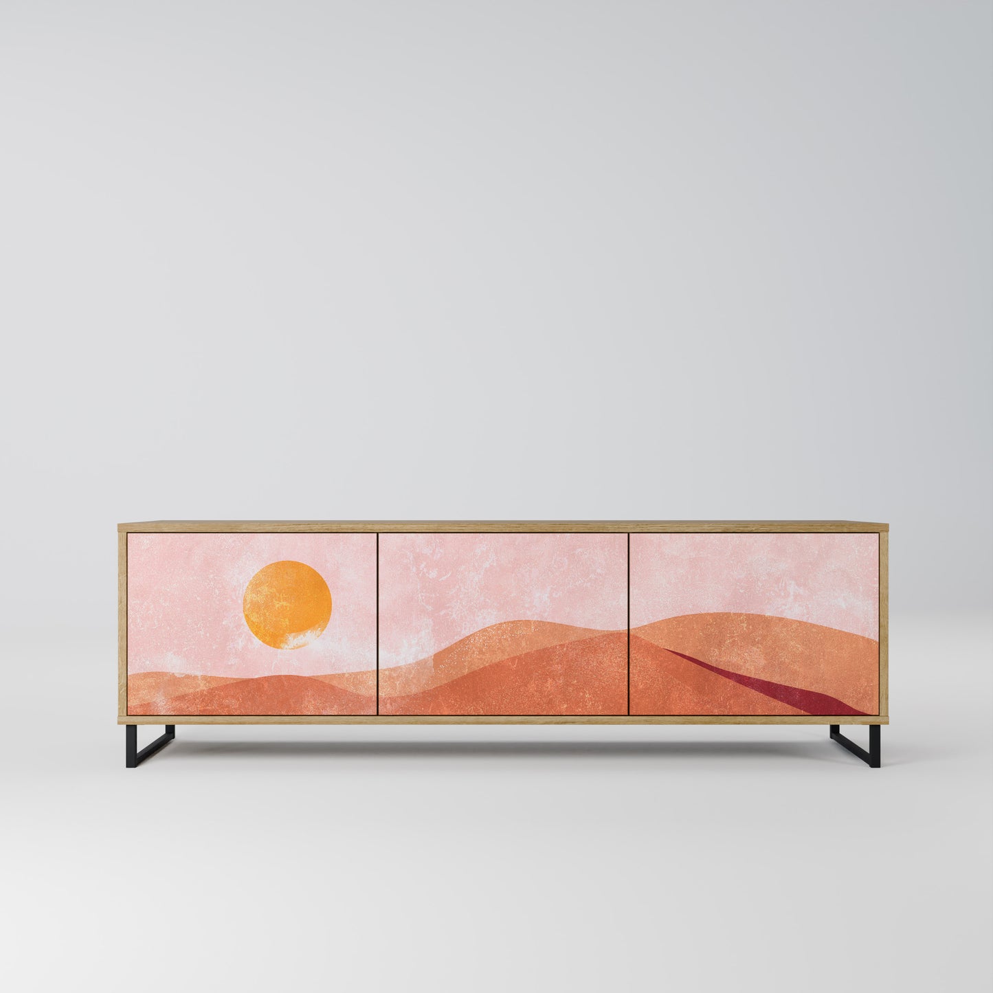 Mobile TV LUMINOUS SUNLIGHT a 3 ante in effetto rovere