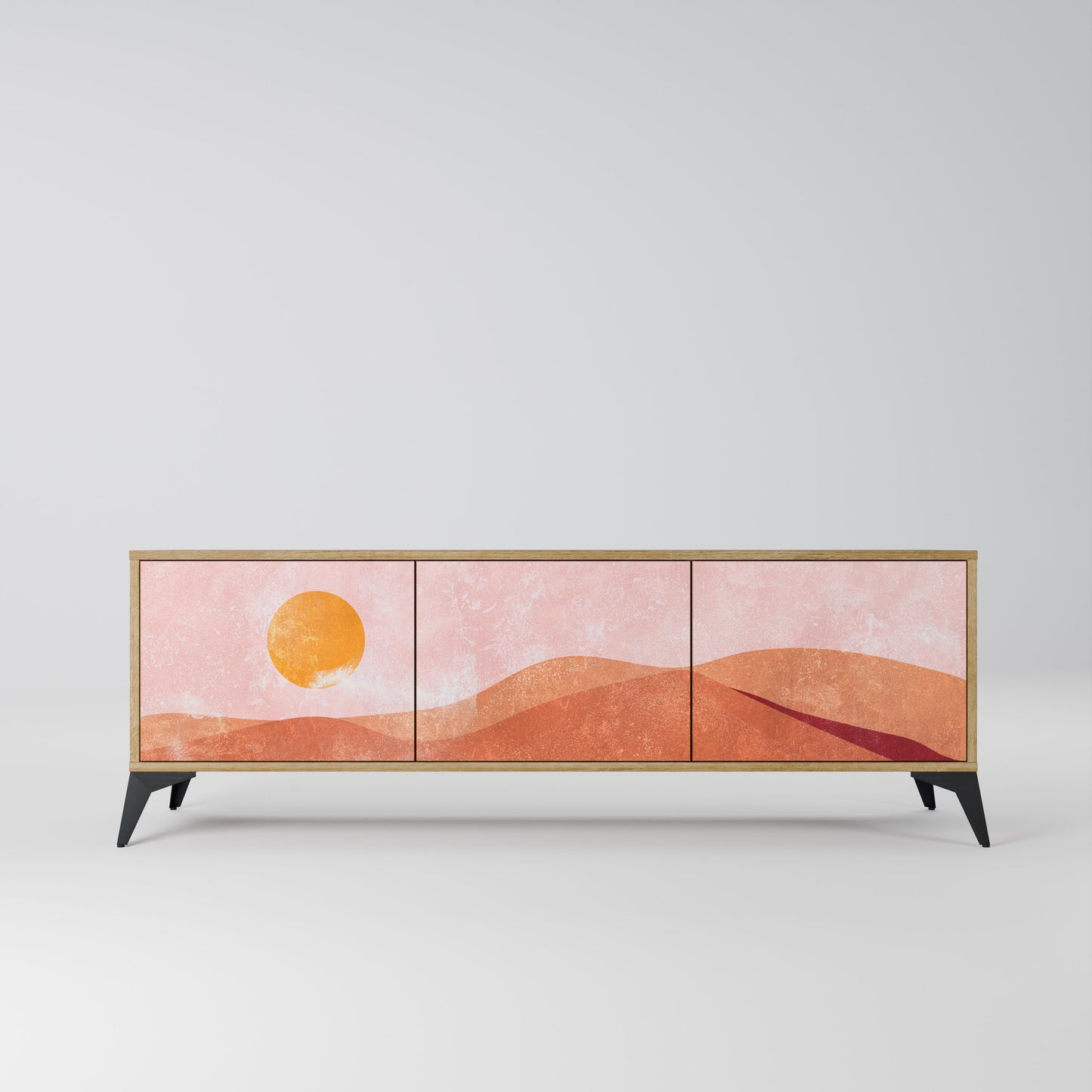 Mobile TV LUMINOUS SUNLIGHT a 3 ante in effetto rovere