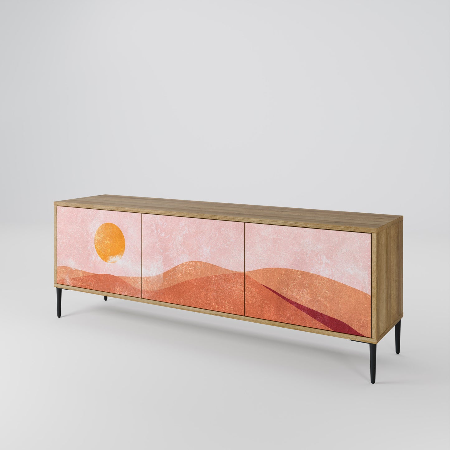Mobile TV LUMINOUS SUNLIGHT a 3 ante in effetto rovere