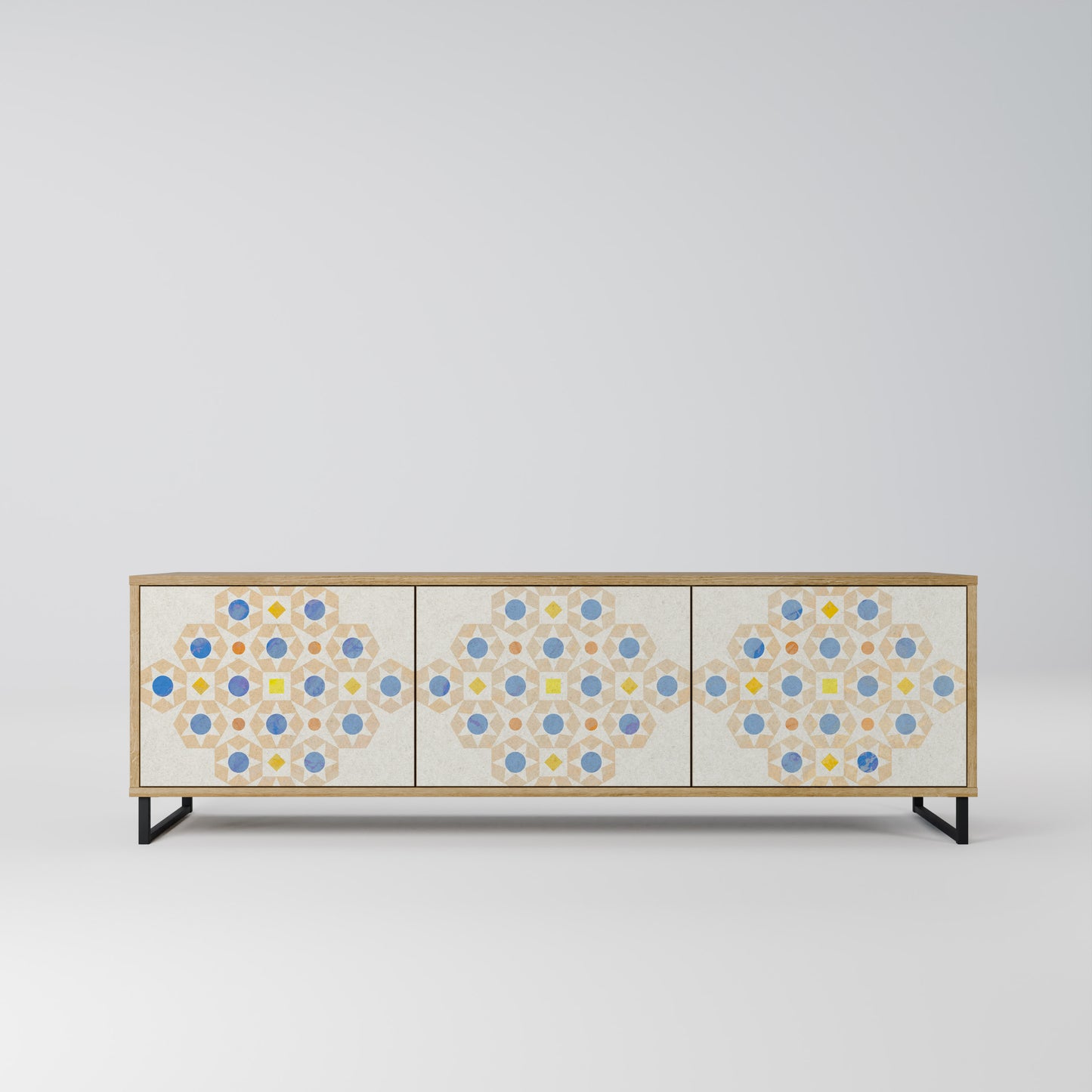 Mobile TV a 3 ante PATTERNED PRISM in effetto rovere