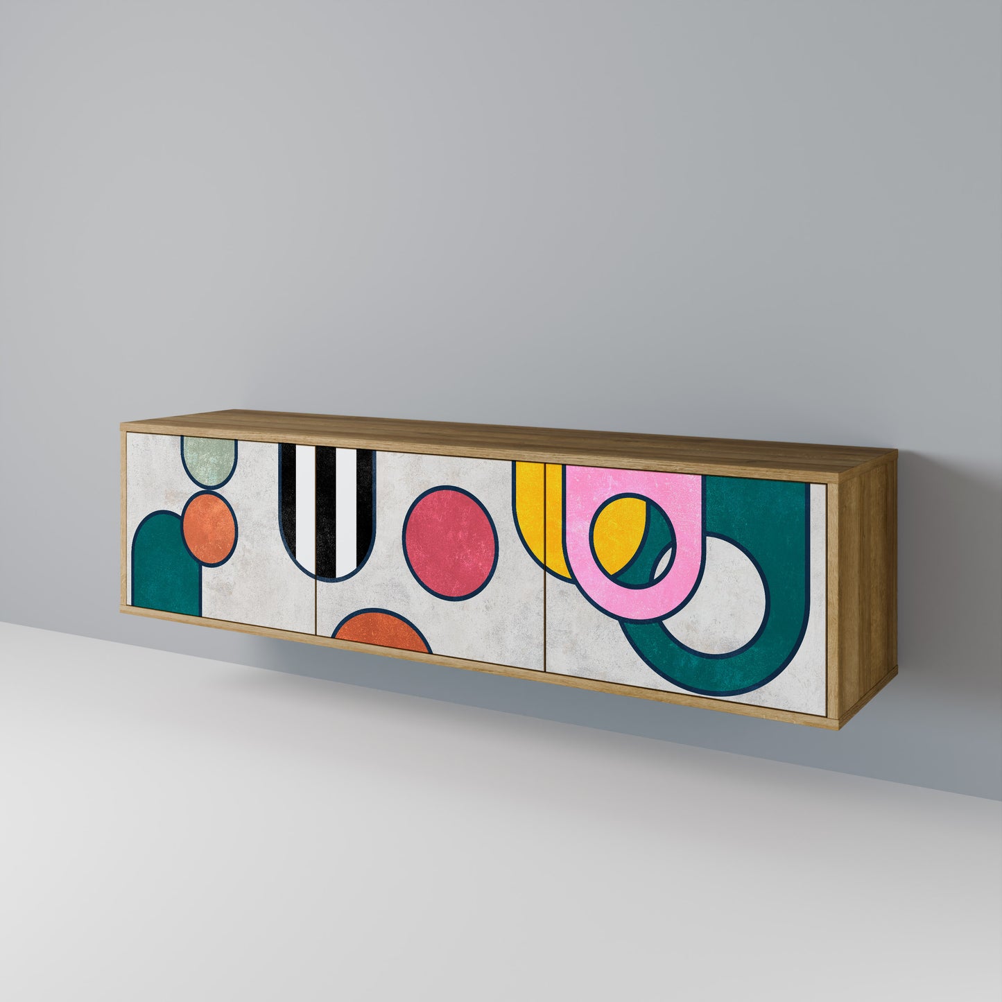 Mobile TV COOL STORY a 3 ante effetto rovere