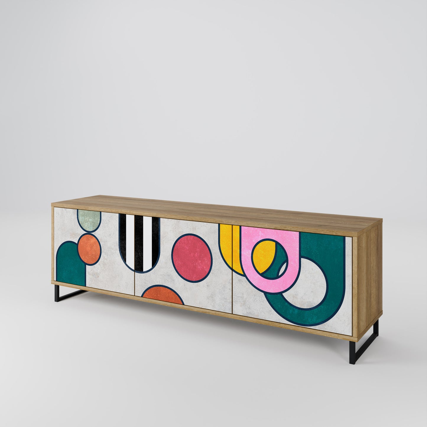 Mobile TV COOL STORY a 3 ante effetto rovere