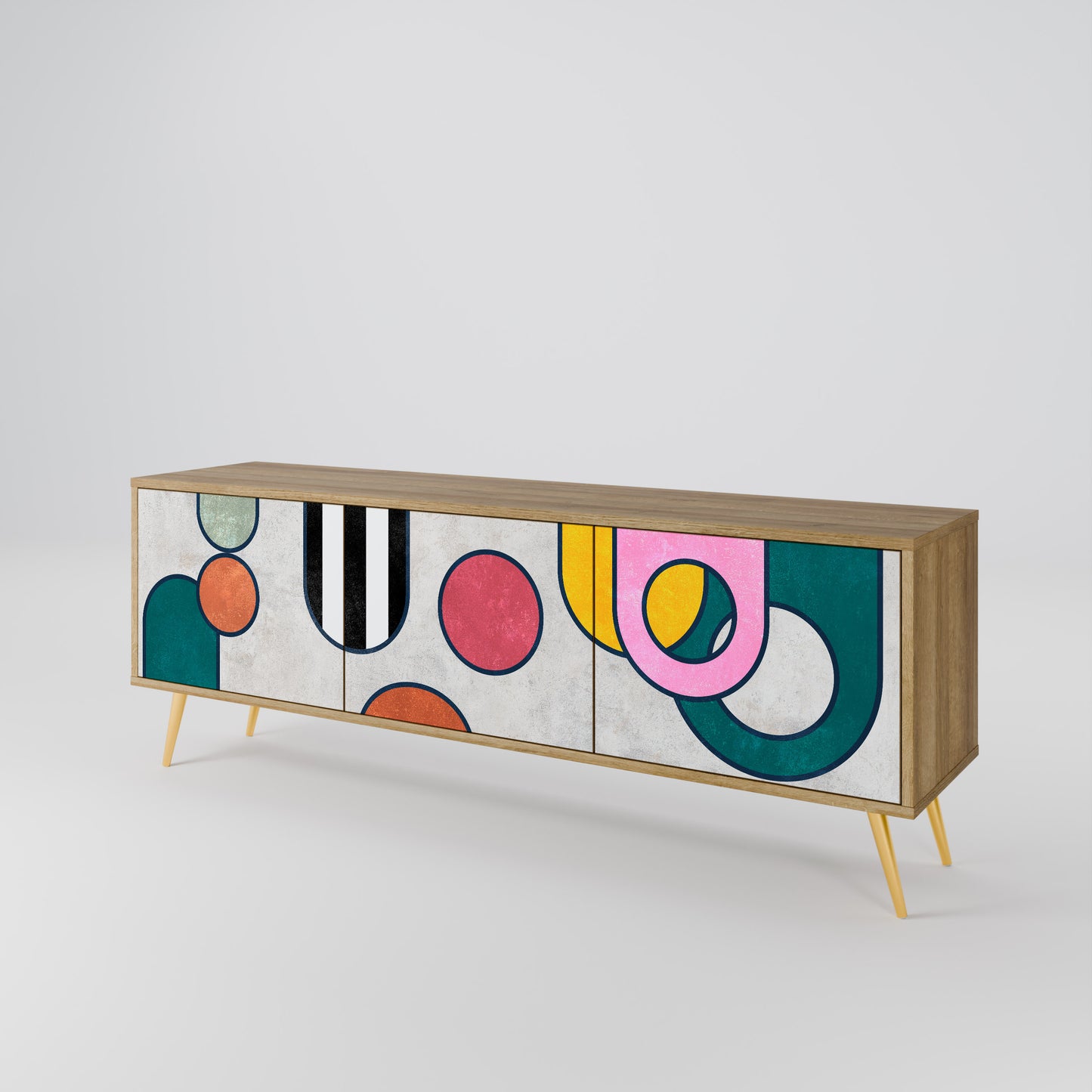 Mobile TV COOL STORY a 3 ante effetto rovere