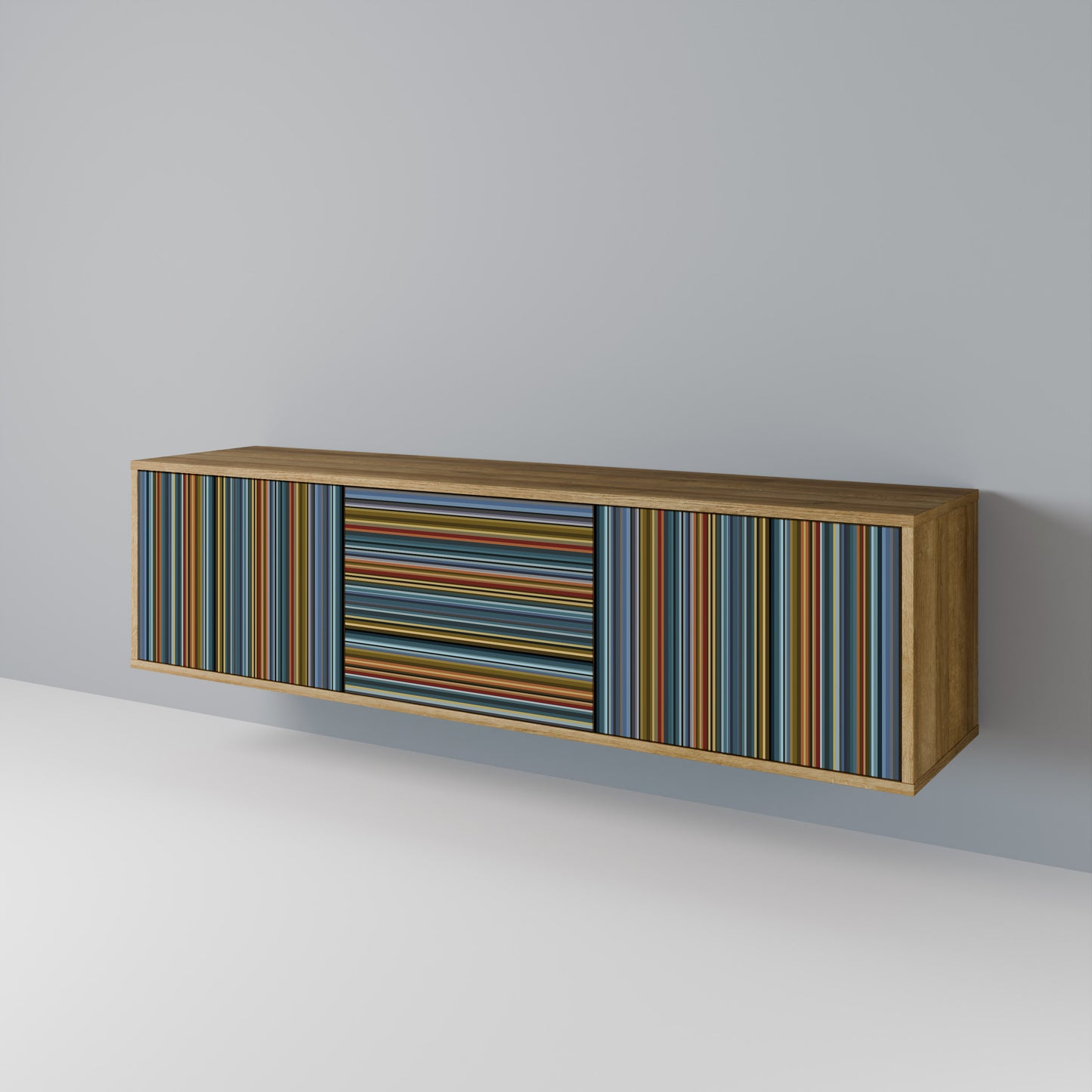 Mobile TV LINEOUT SPECTRUM a 3 ante in effetto rovere