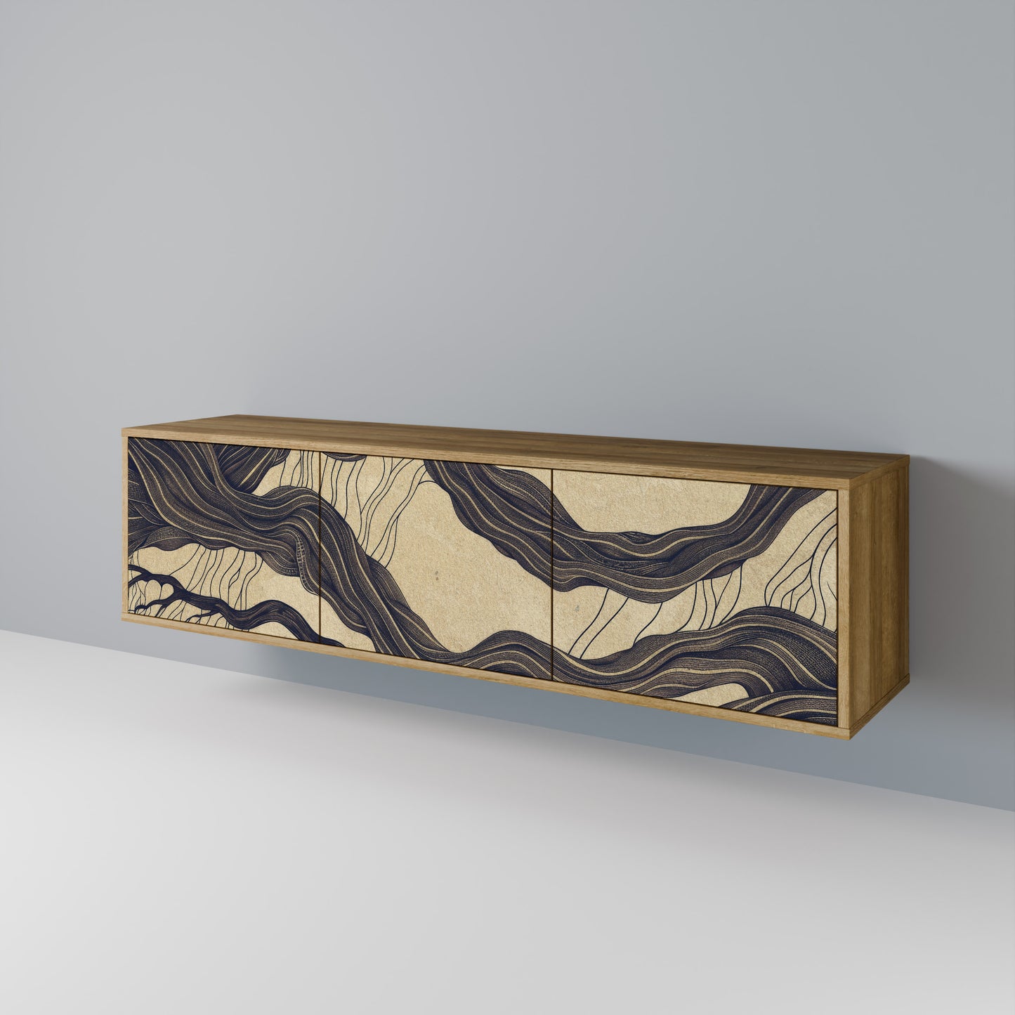 Mobile TV a 3 ante UNIFIED FRAGMENTS in effetto rovere