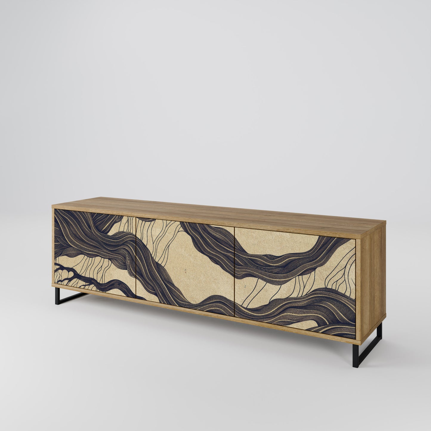Mobile TV a 3 ante UNIFIED FRAGMENTS in effetto rovere