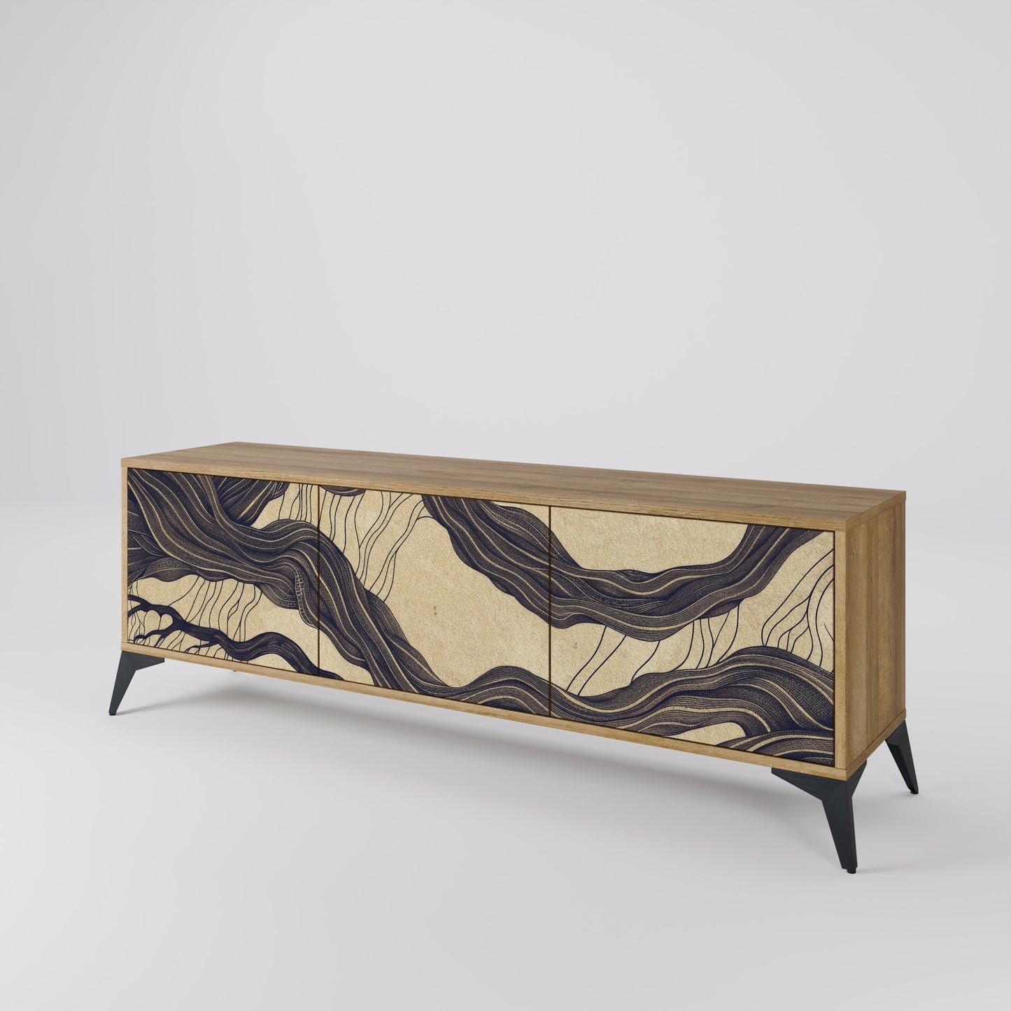 Mobile TV a 3 ante UNIFIED FRAGMENTS in effetto rovere