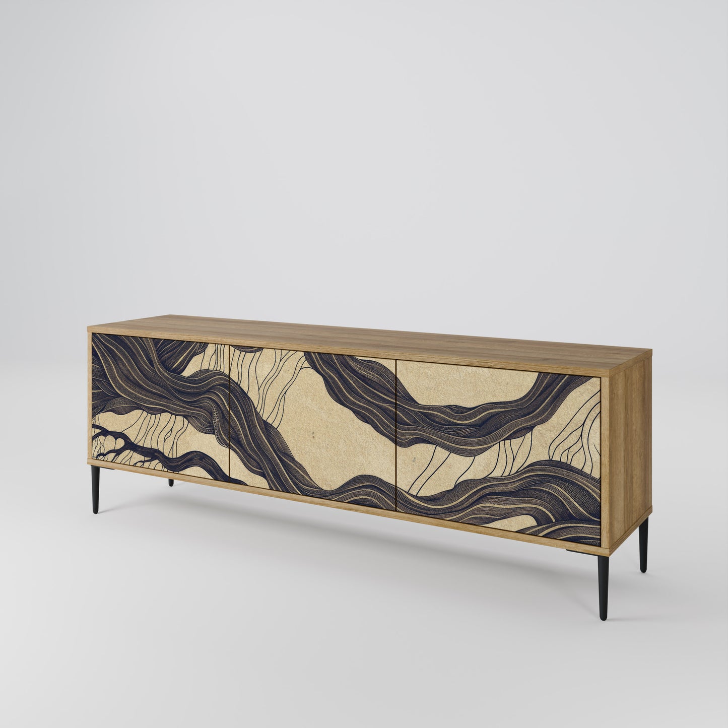 Mobile TV a 3 ante UNIFIED FRAGMENTS in effetto rovere