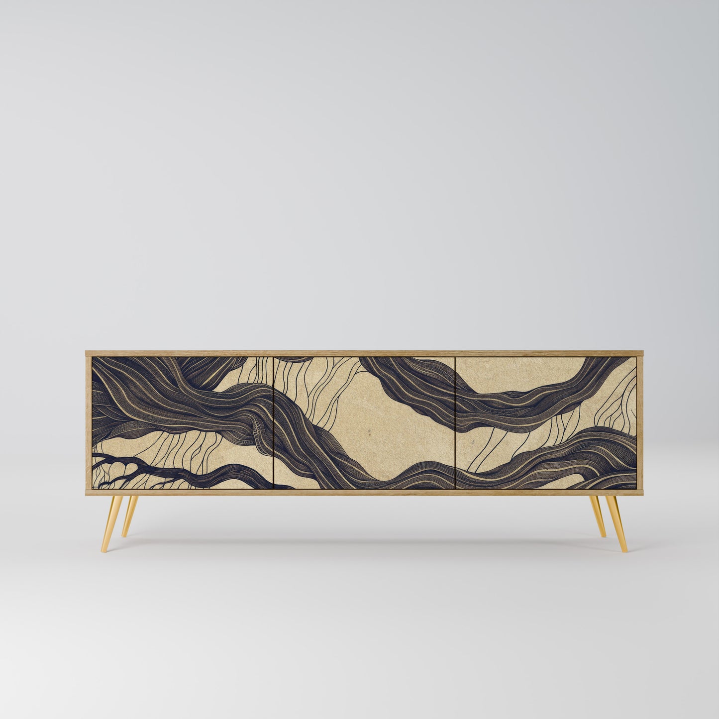 Mobile TV a 3 ante UNIFIED FRAGMENTS in effetto rovere