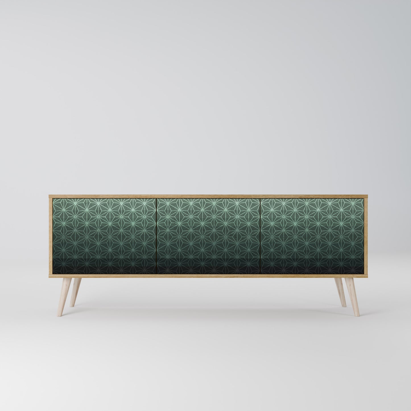 Mobile TV ORNAMENTAL GLIMMER a 3 ante in effetto rovere