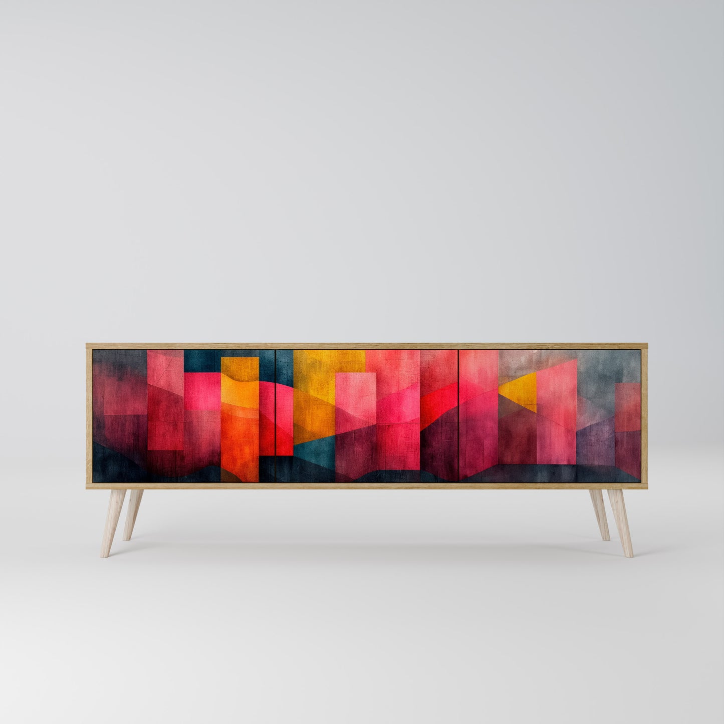 Mobile TV a 3 ante COLORFUL SOUNDS in effetto rovere