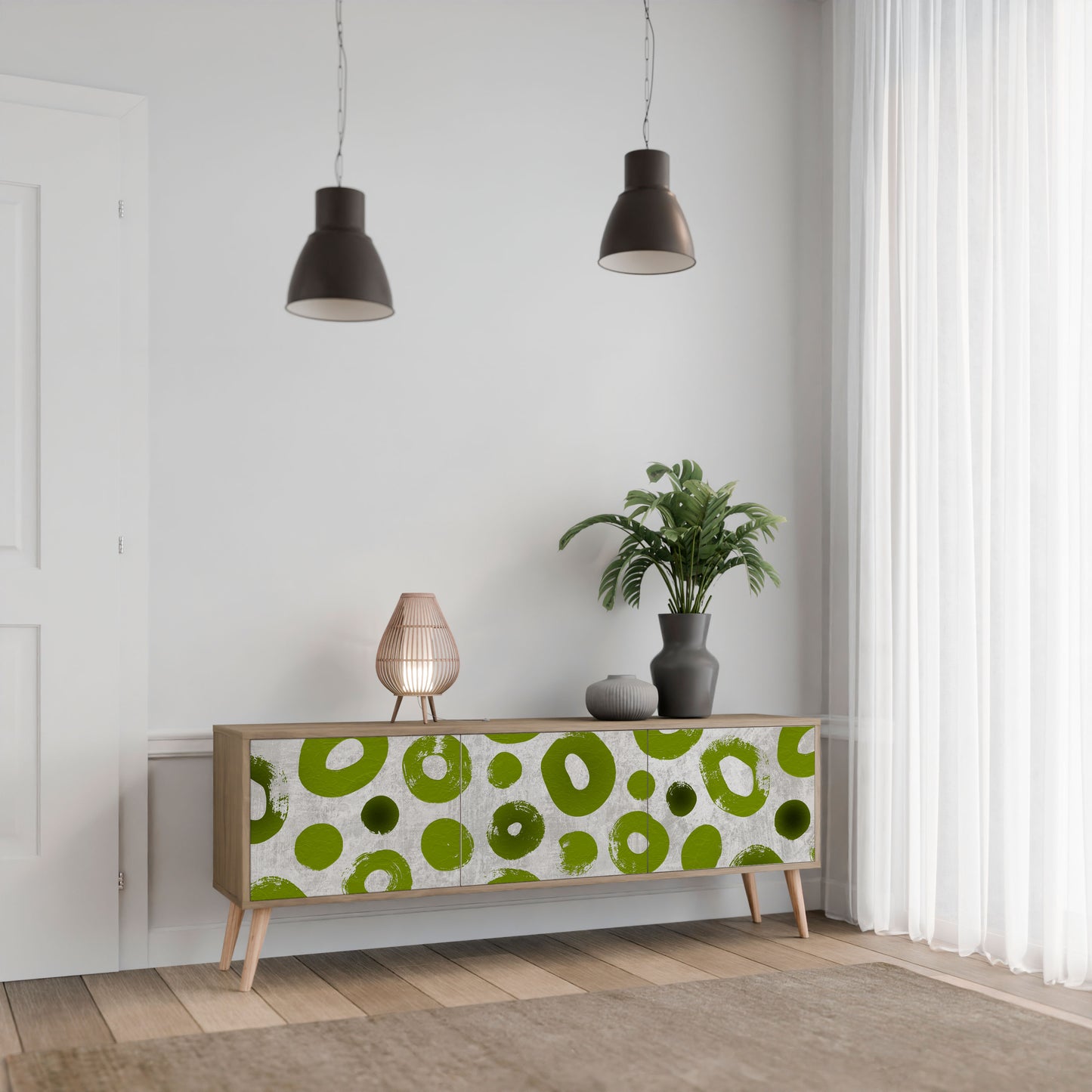GREEN RHAPSODY Mobile TV a 3 ante in effetto rovere