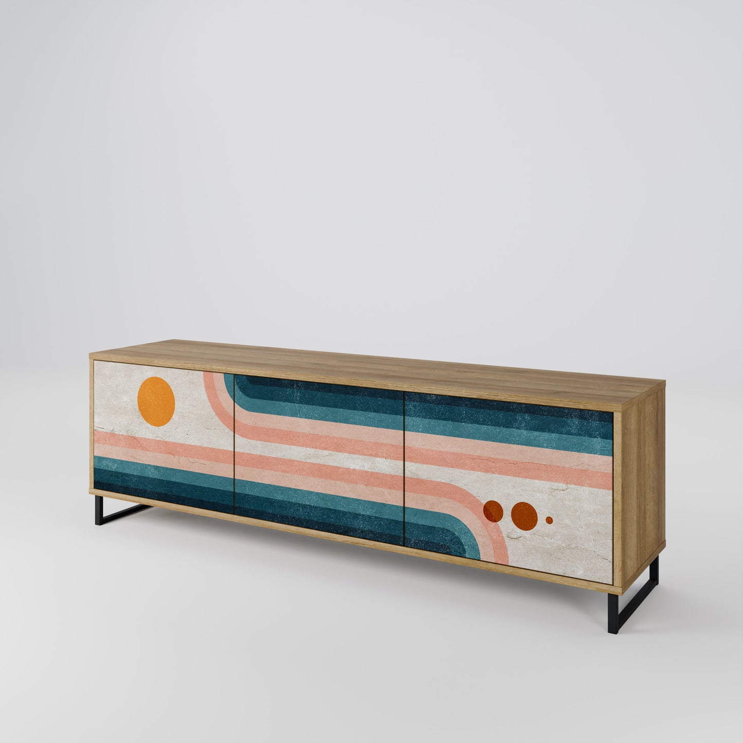 Mobile TV TWO HALVES a 3 ante in effetto rovere
