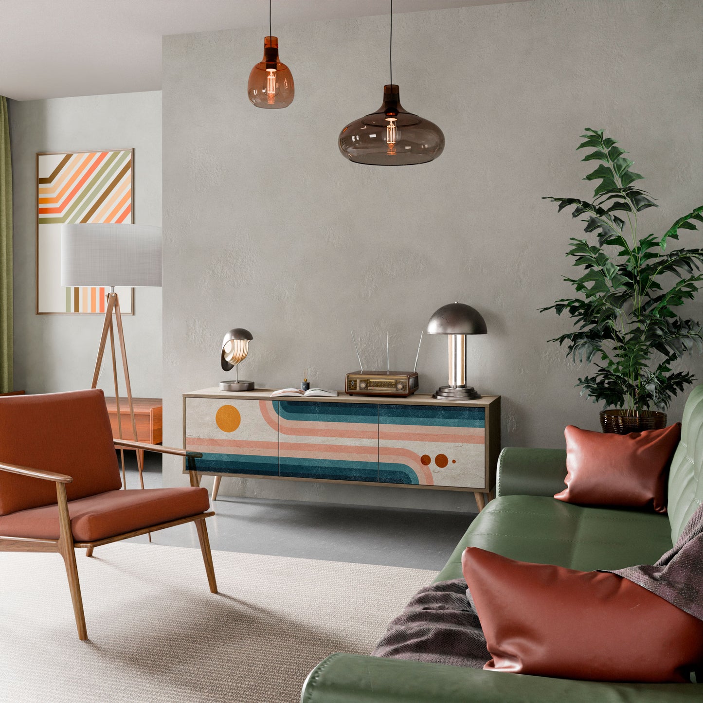 Mobile TV TWO HALVES a 3 ante in effetto rovere