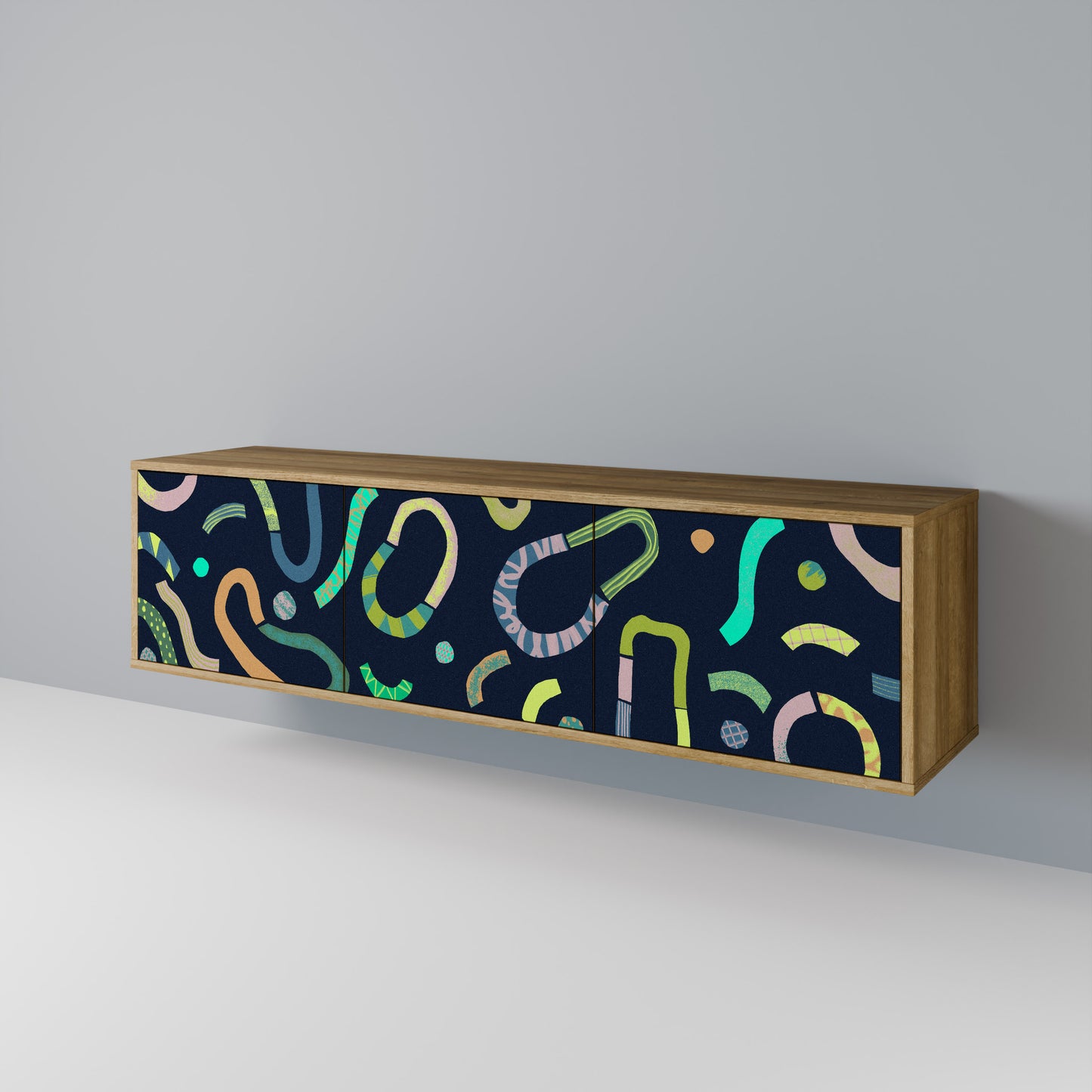 CONTRAST DANCE Mobile TV a 3 ante effetto rovere
