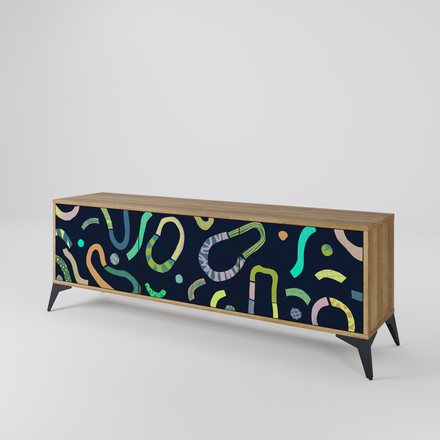 CONTRAST DANCE Mobile TV a 3 ante effetto rovere