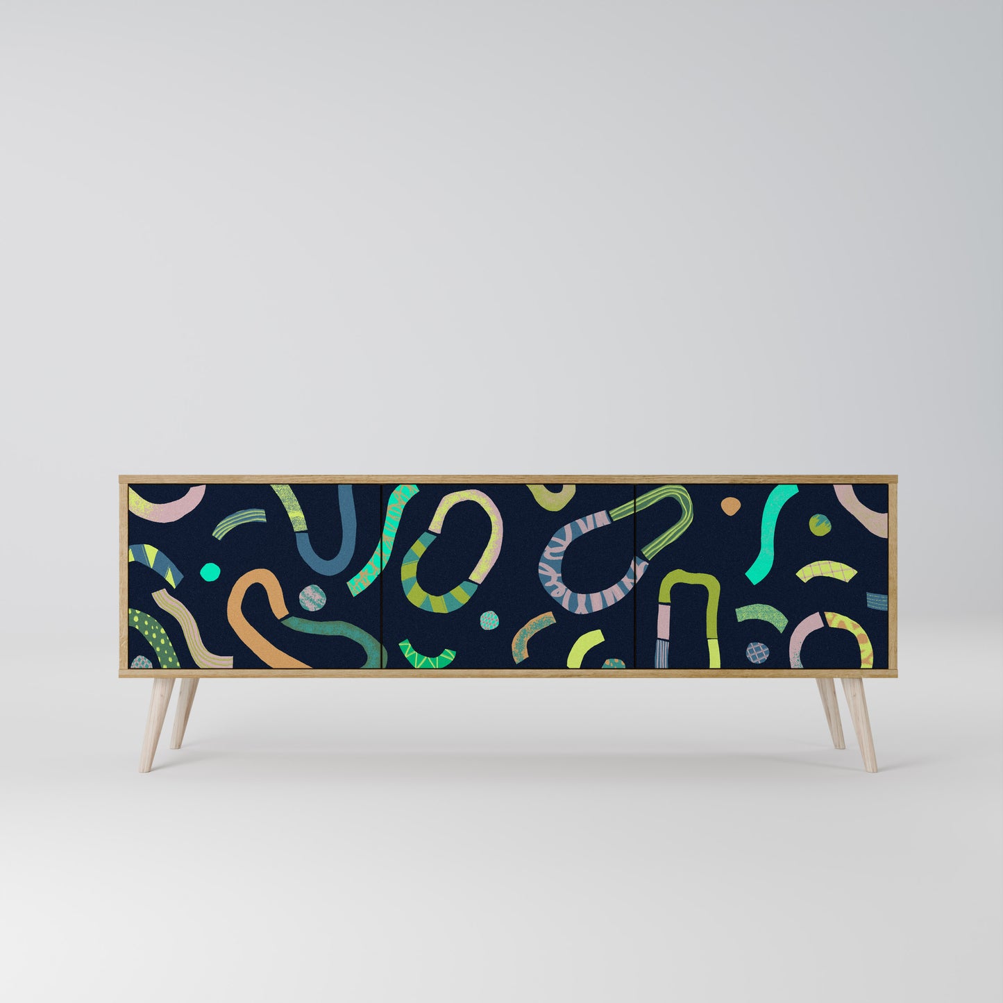 CONTRAST DANCE Mobile TV a 3 ante effetto rovere