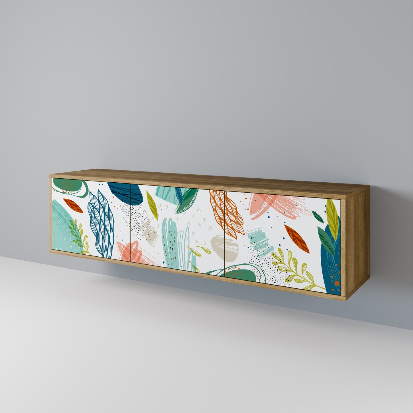 Mobile TV BOTANICAL HURRICANE a 3 ante in effetto rovere