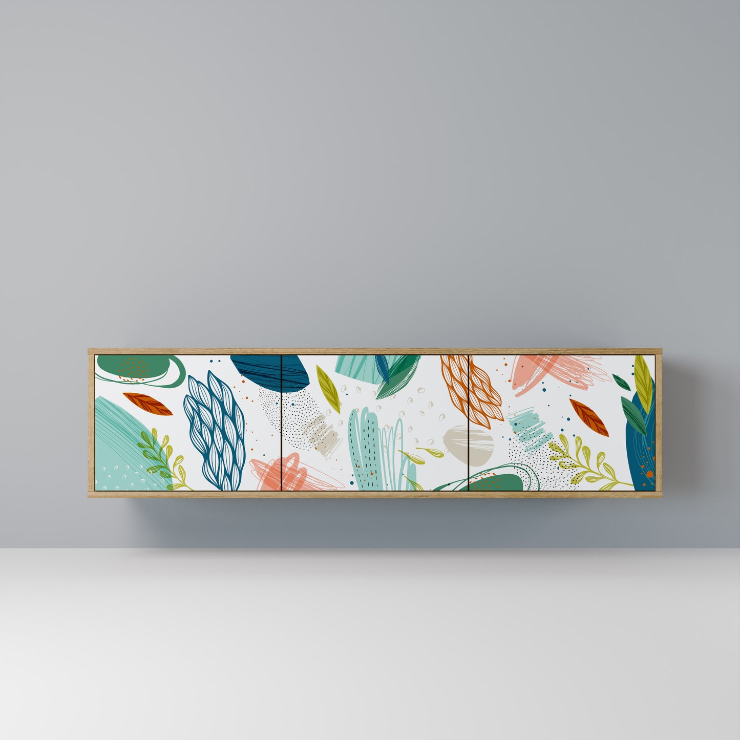Mobile TV BOTANICAL HURRICANE a 3 ante in effetto rovere