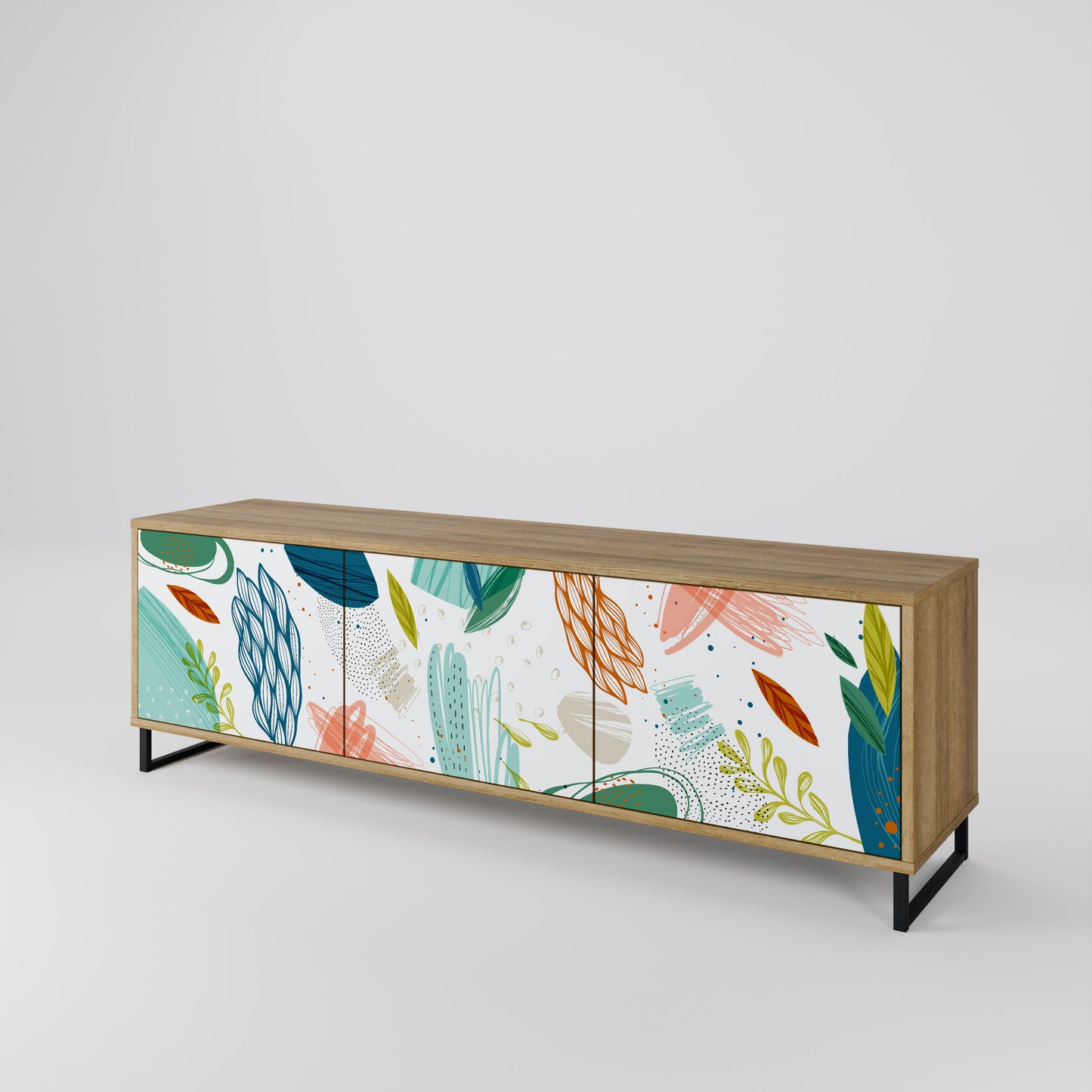 Mobile TV BOTANICAL HURRICANE a 3 ante in effetto rovere