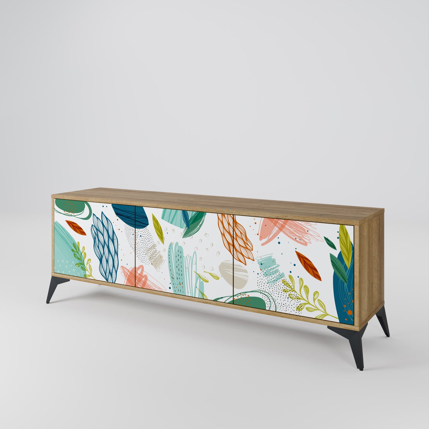 Mobile TV BOTANICAL HURRICANE a 3 ante in effetto rovere