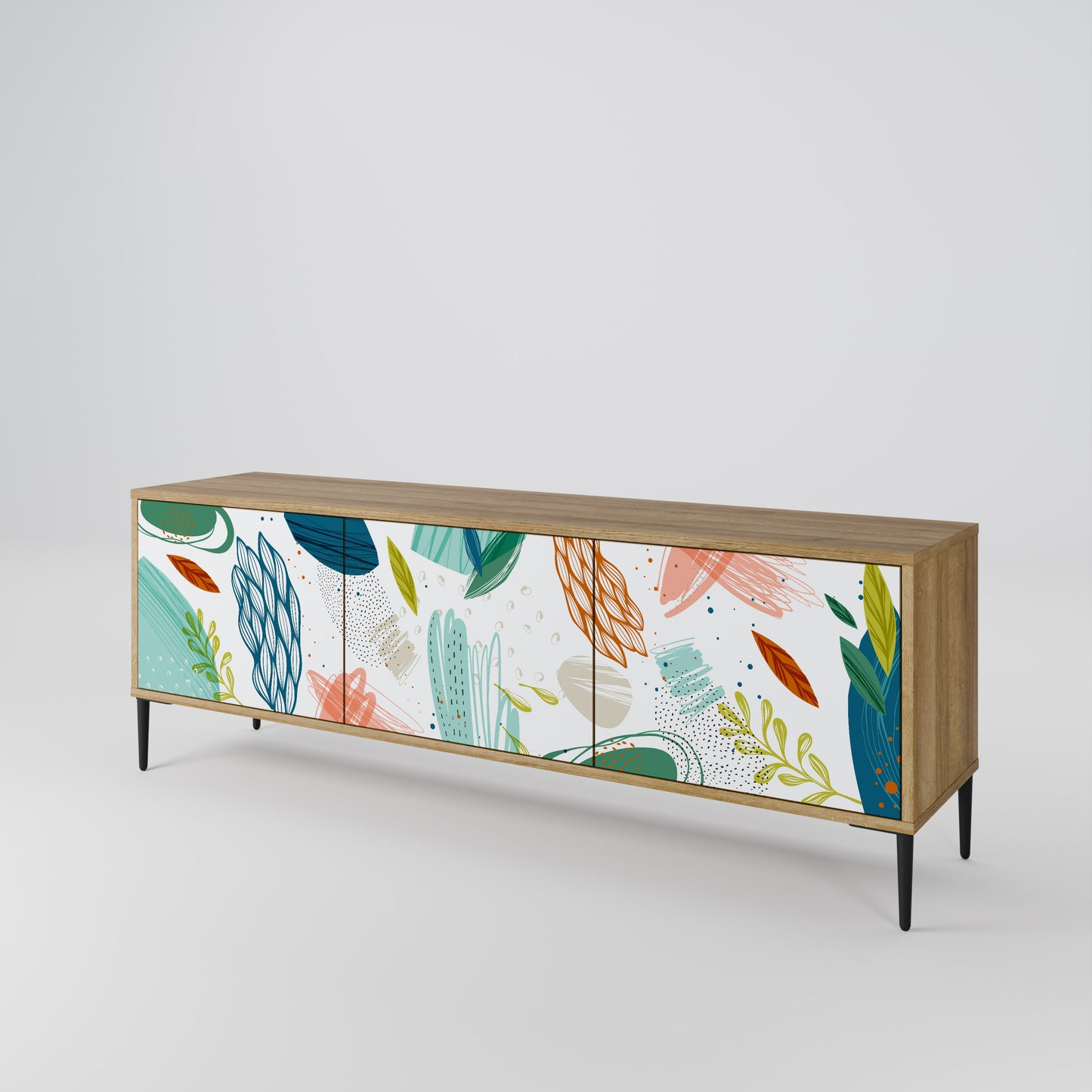 Mobile TV BOTANICAL HURRICANE a 3 ante in effetto rovere