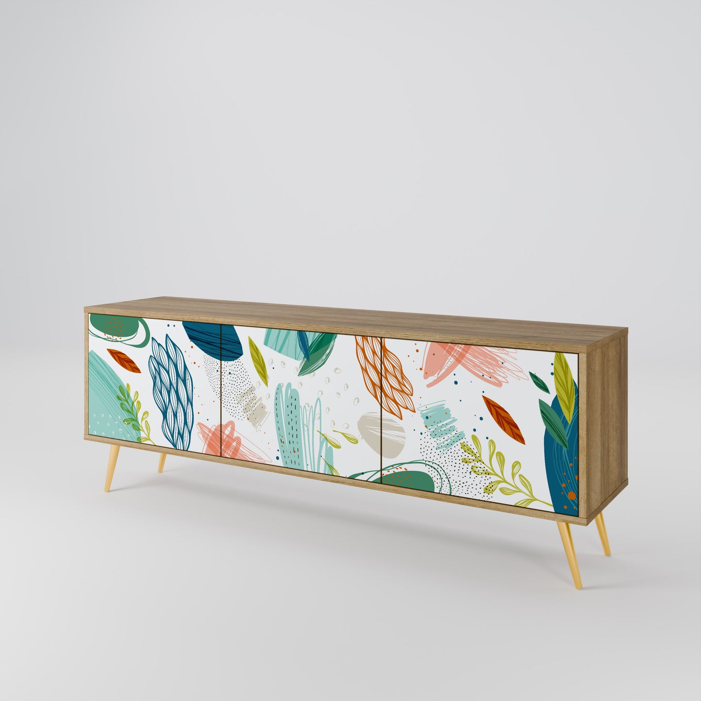 Mobile TV BOTANICAL HURRICANE a 3 ante in effetto rovere