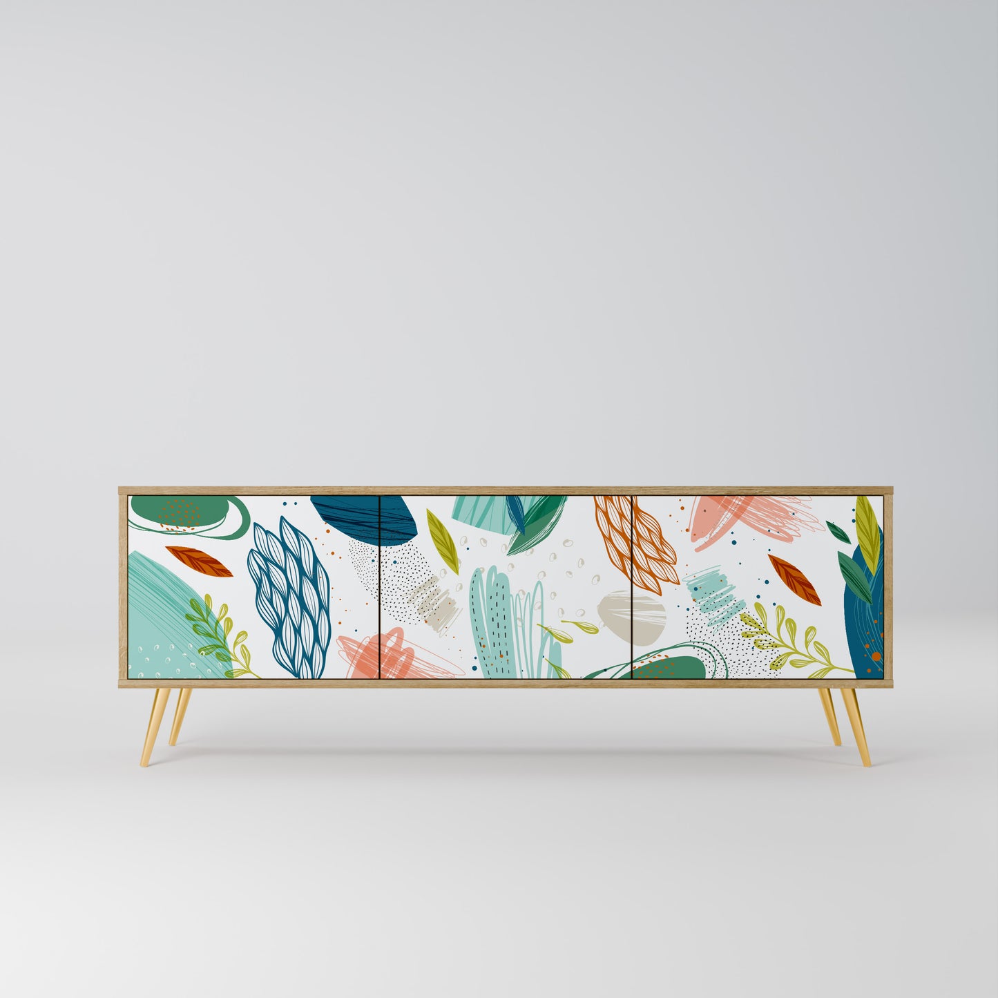 Mobile TV BOTANICAL HURRICANE a 3 ante in effetto rovere
