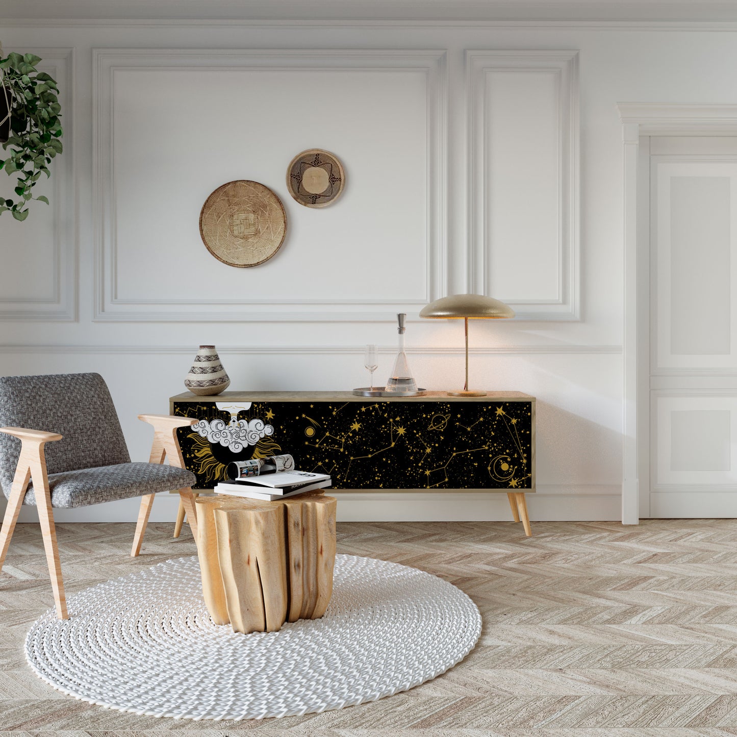 Mobile TV STELLAR CONSTELLATIONS a 3 ante effetto rovere