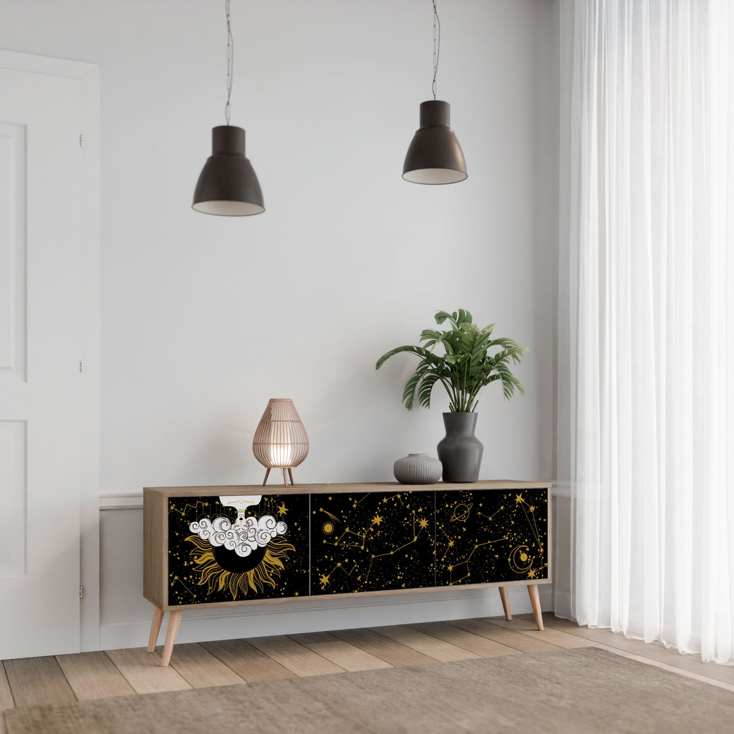 Mobile TV STELLAR CONSTELLATIONS a 3 ante effetto rovere