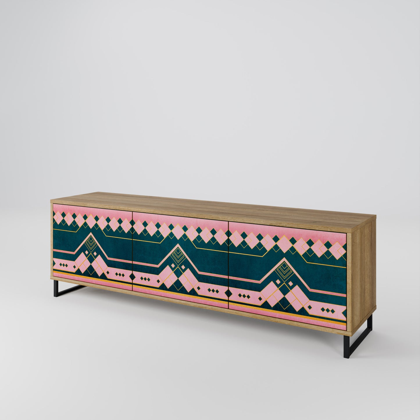 ROYAL COMPOSITION Mobile TV 3 ante effetto rovere