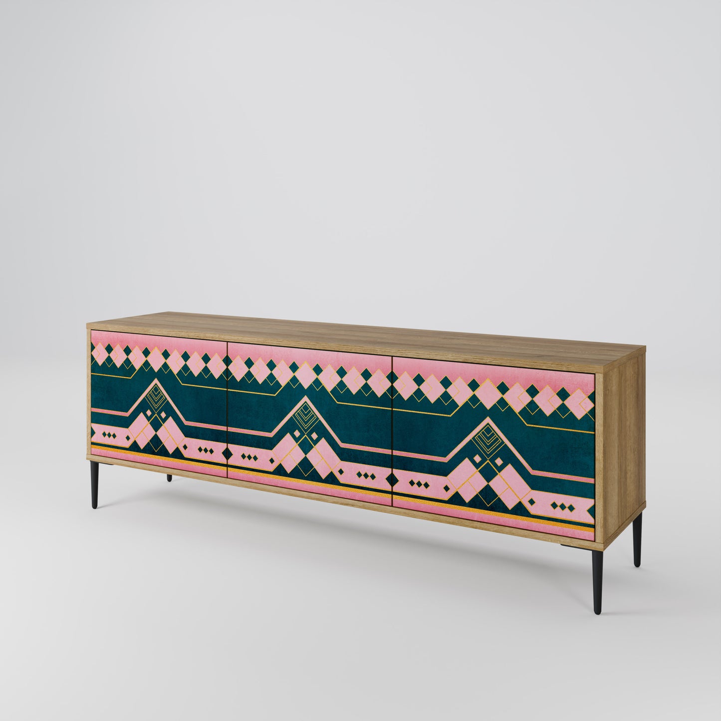 ROYAL COMPOSITION Mobile TV 3 ante effetto rovere