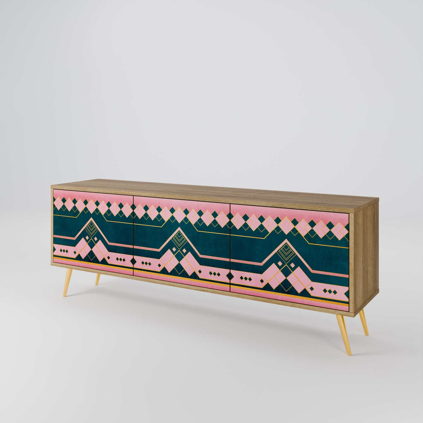 ROYAL COMPOSITION Mobile TV 3 ante effetto rovere